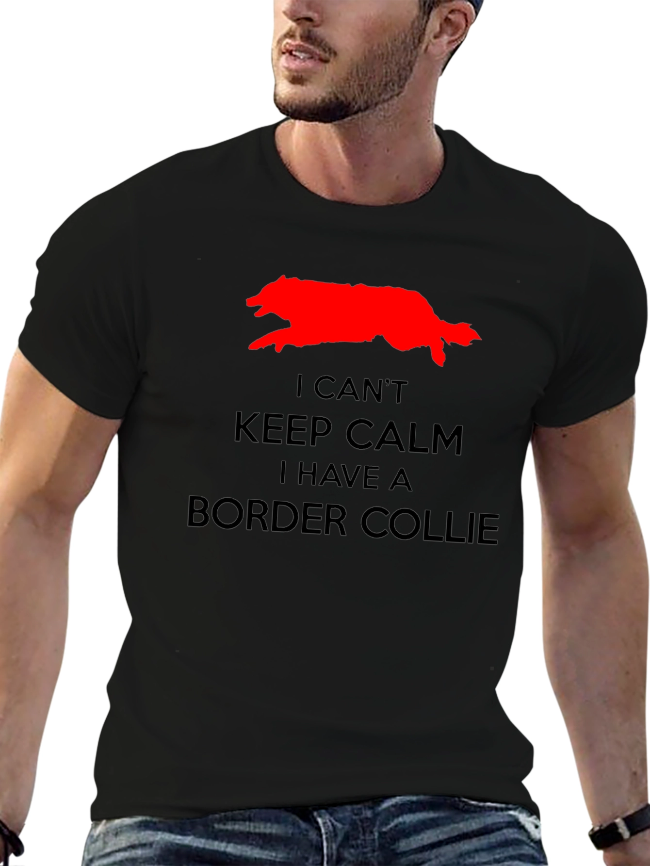 I Cant Keep Calm Border Collie T-Shirt