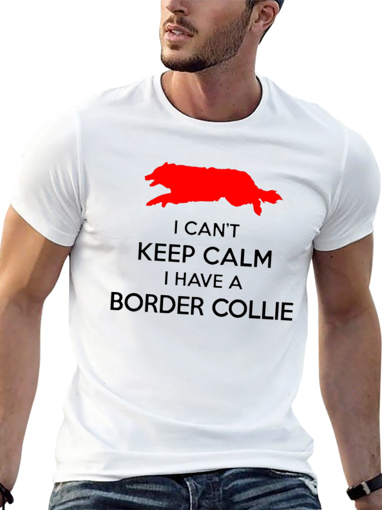I Cant Keep Calm Border Collie T-Shirt