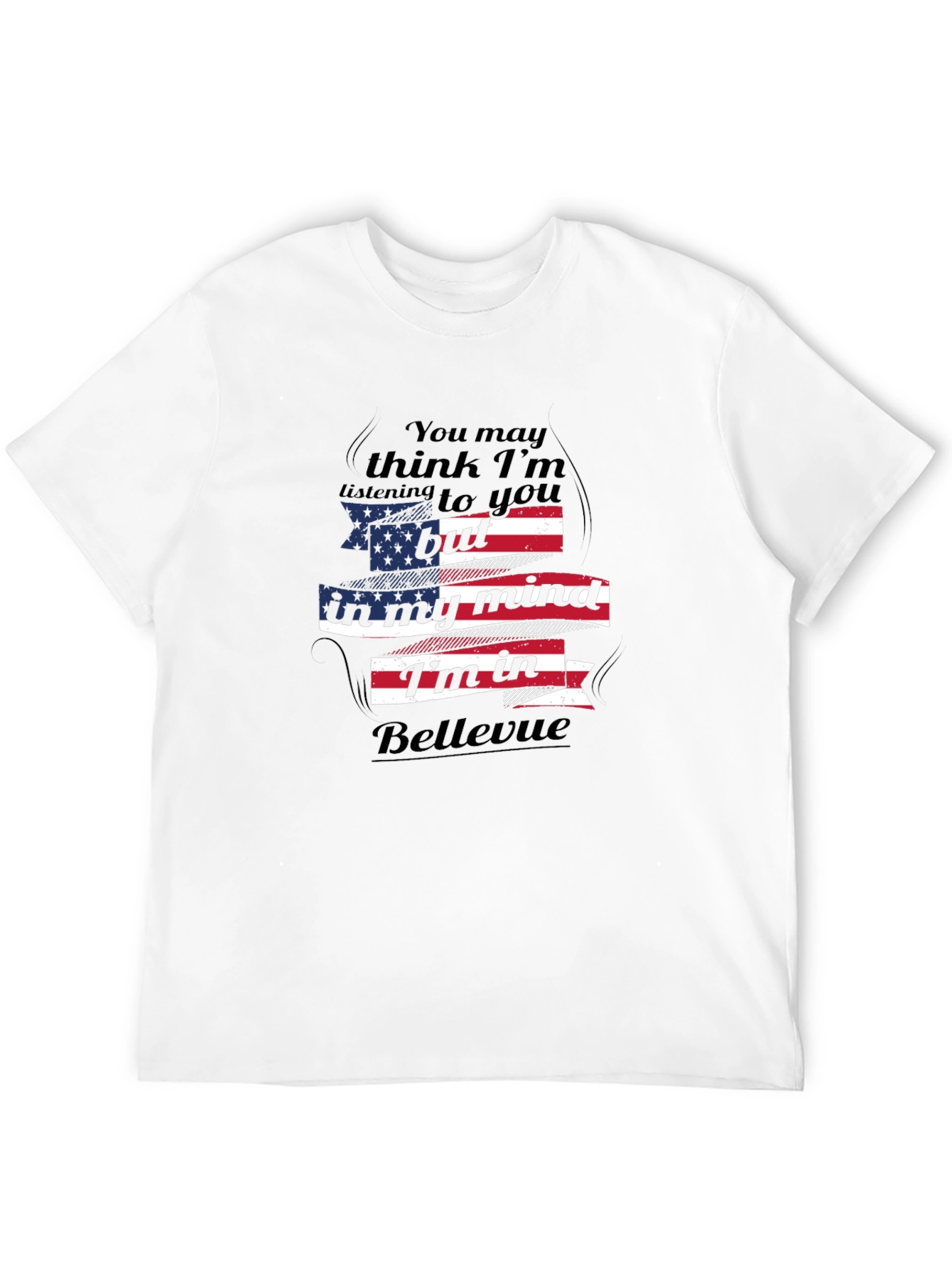Bellevue Mind T-Shirt - Patriotic Funny Tee