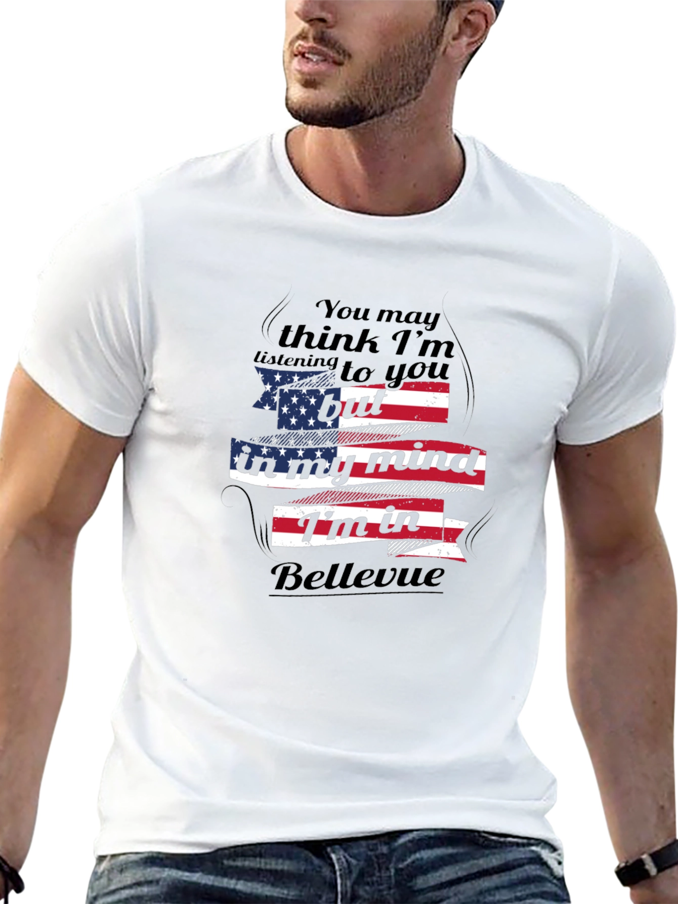 Bellevue Mind T-Shirt - Patriotic Funny Tee