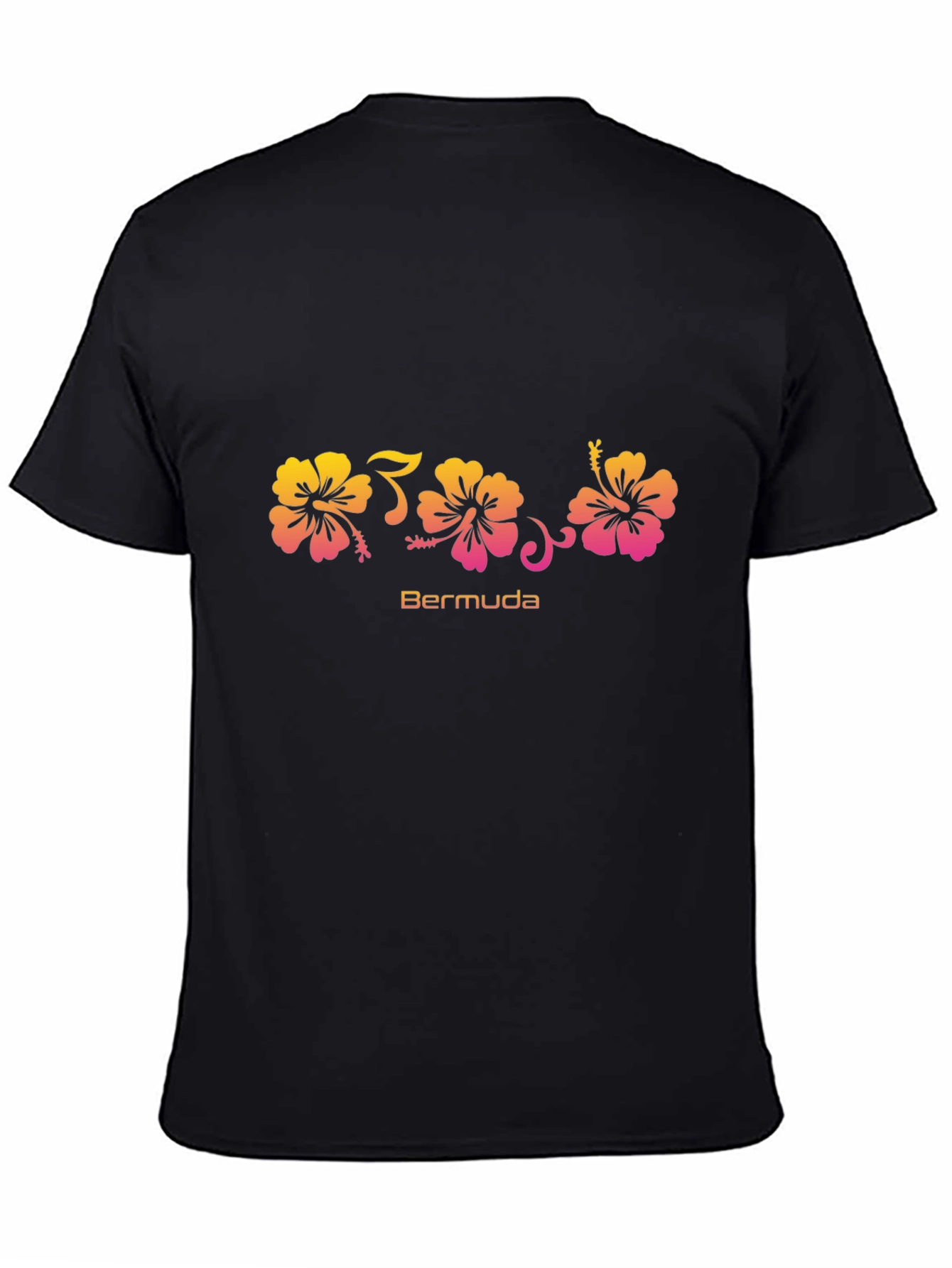 Bermuda Hibiscus Floral Graphic T-Shirt