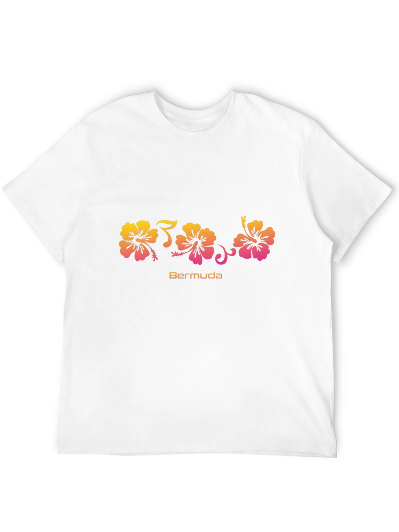 Bermuda Hibiscus Floral Graphic T-Shirt