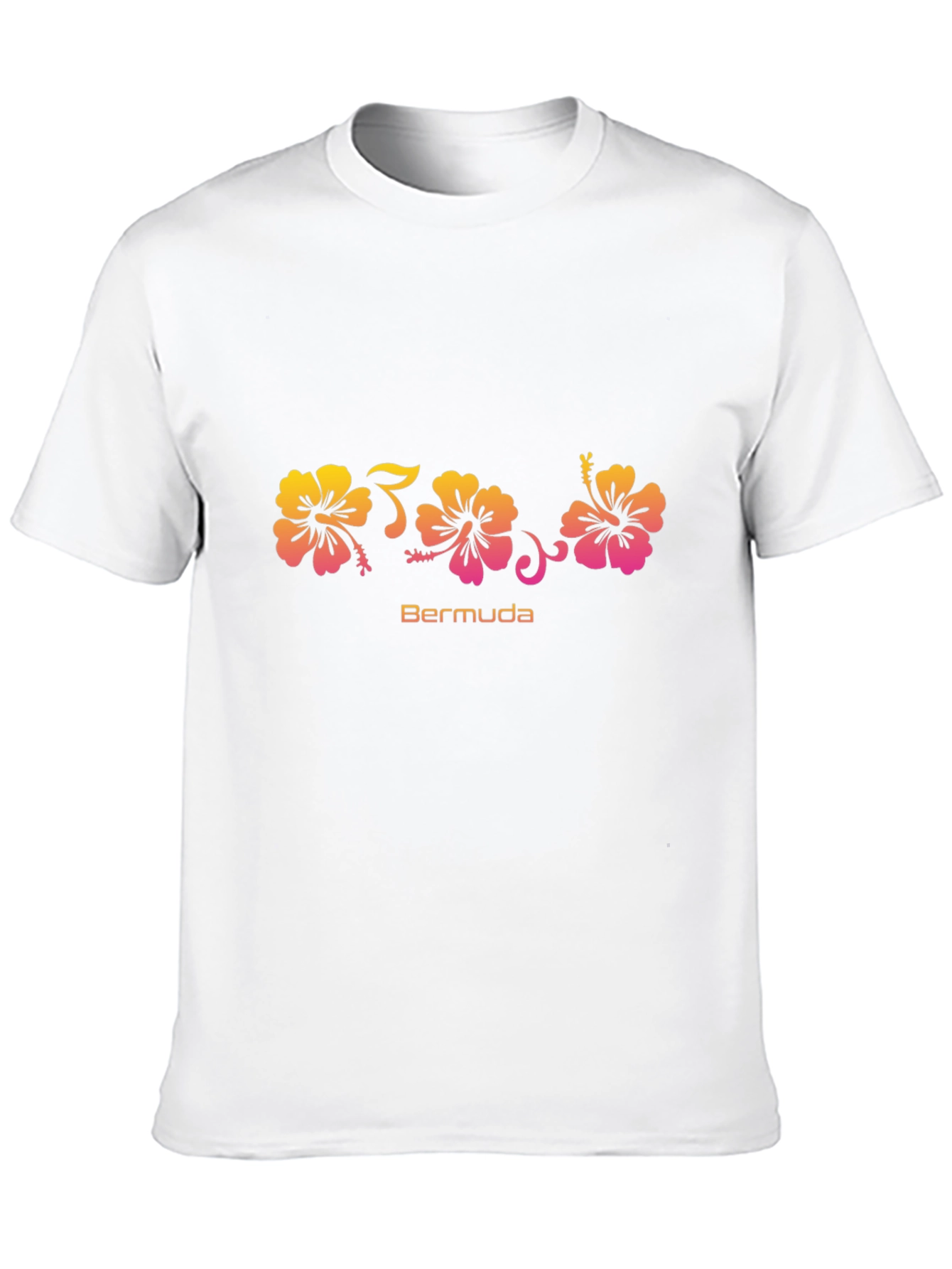Bermuda Hibiscus Floral Graphic T-Shirt