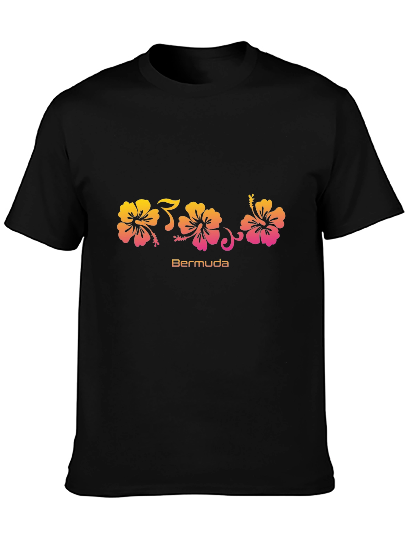 Bermuda Hibiscus Floral Graphic T-Shirt
