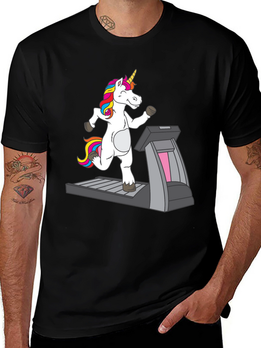 Unicorn Treadmill T-Shirt - Funny Workout Tee