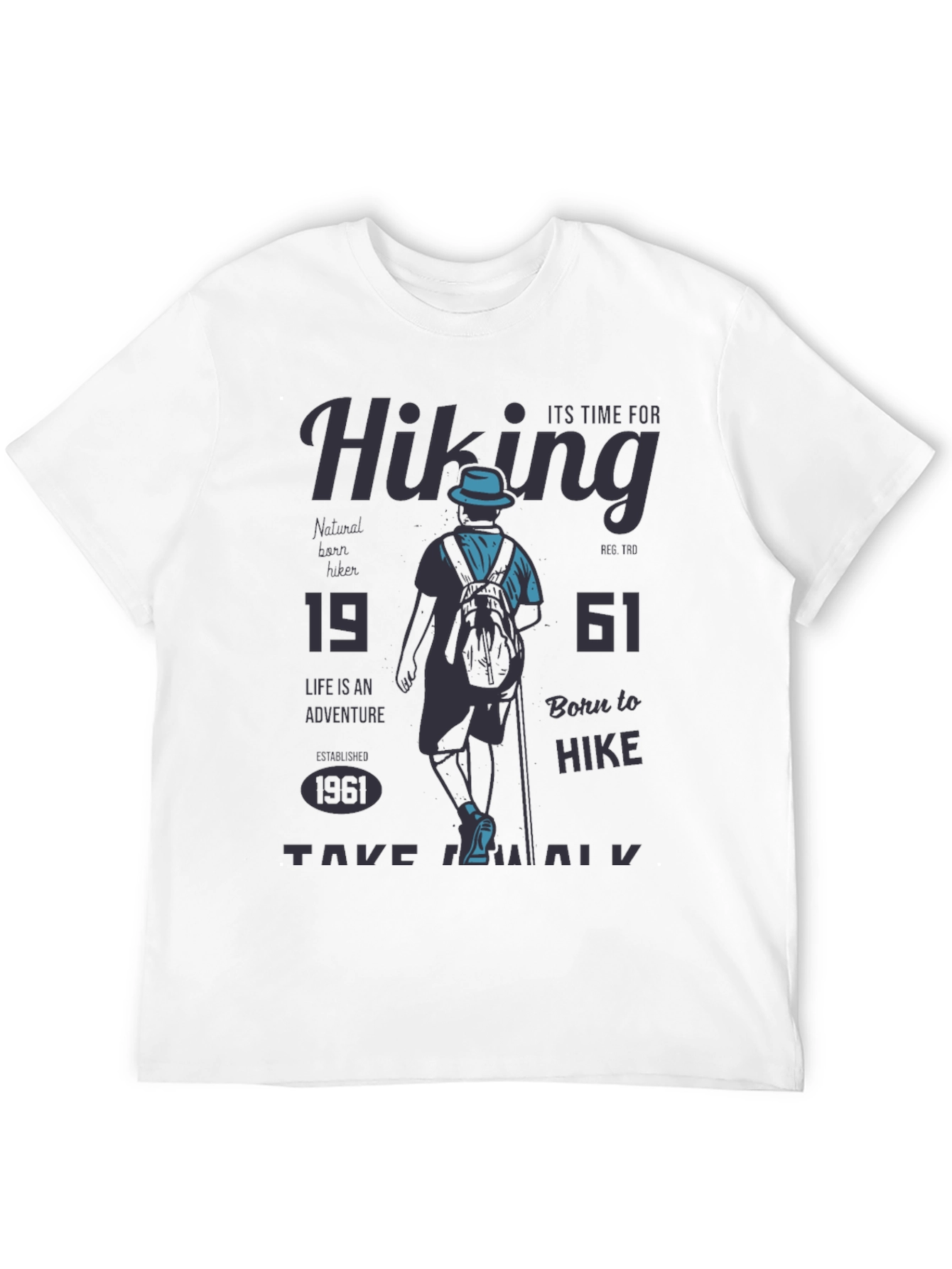 Hiking Adventure Graphic Tee - Born to Hike
