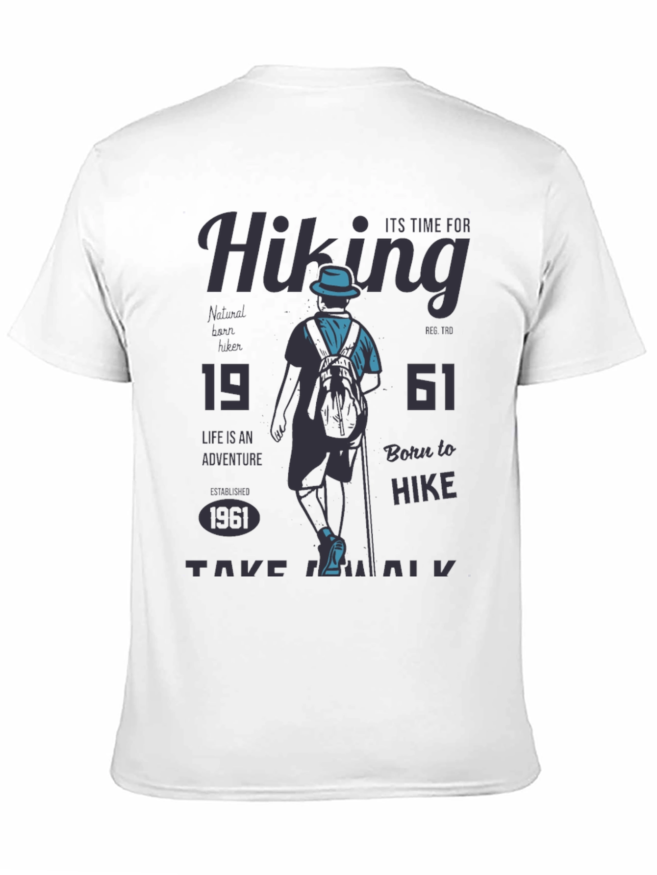 Hiking Adventure Graphic Tee - Born to Hike