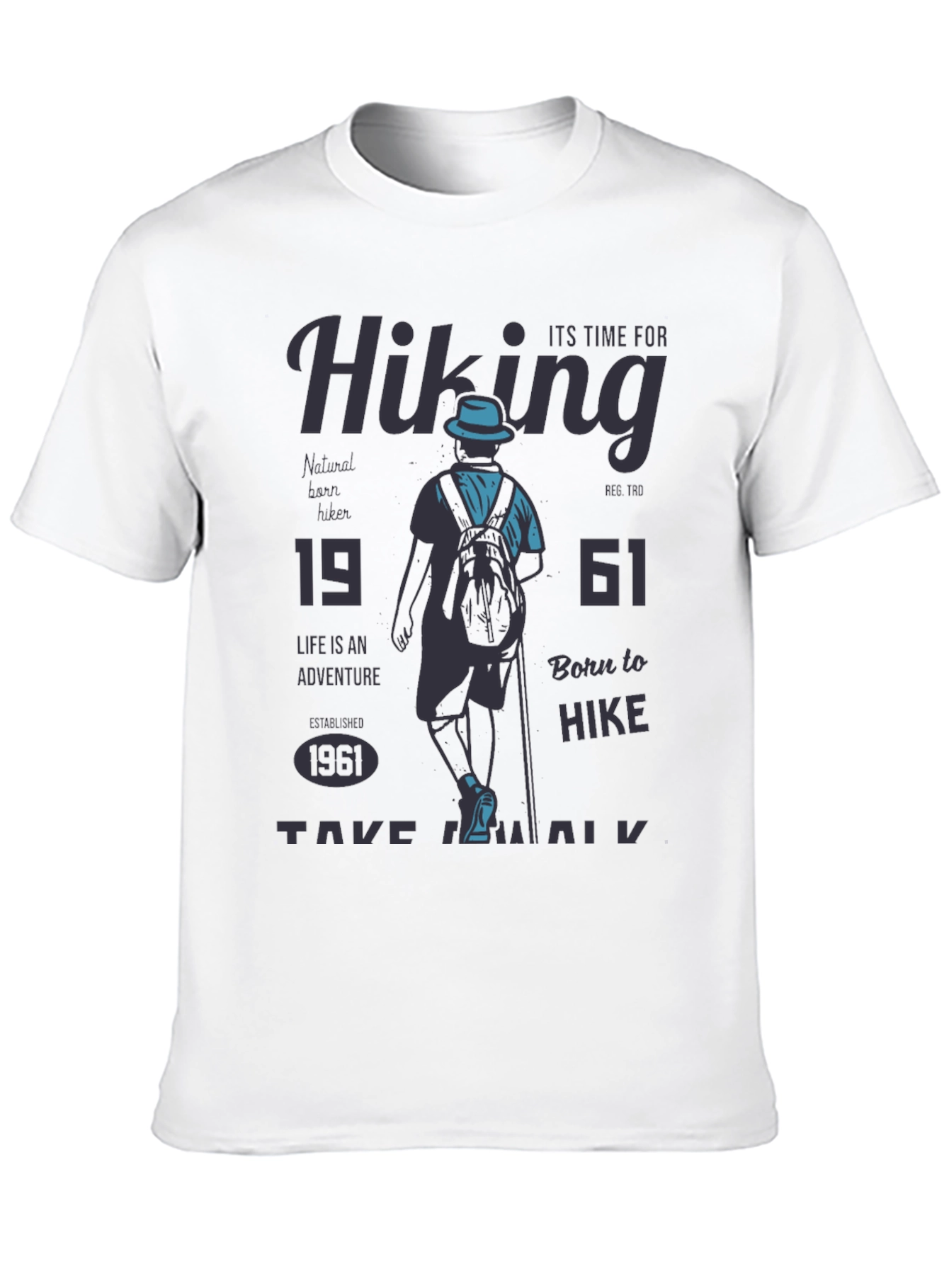 Hiking Adventure Graphic Tee - Born to Hike