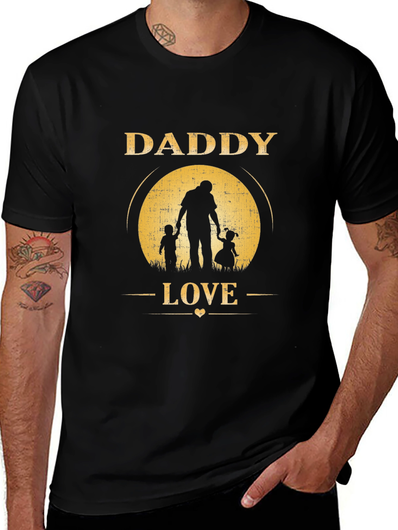 Daddy Love Graphic T-Shirt - Fathers Day