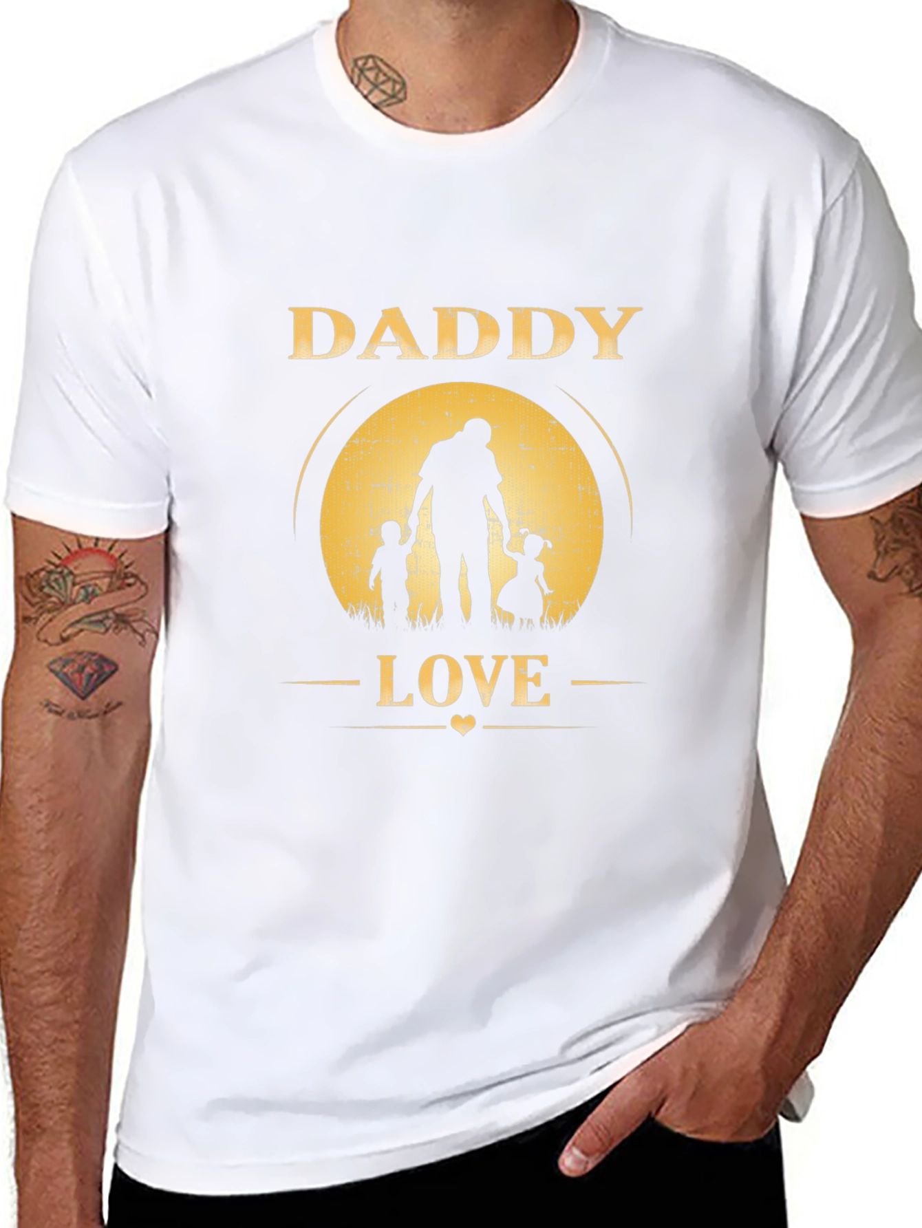 Daddy Love Graphic T-Shirt - Fathers Day