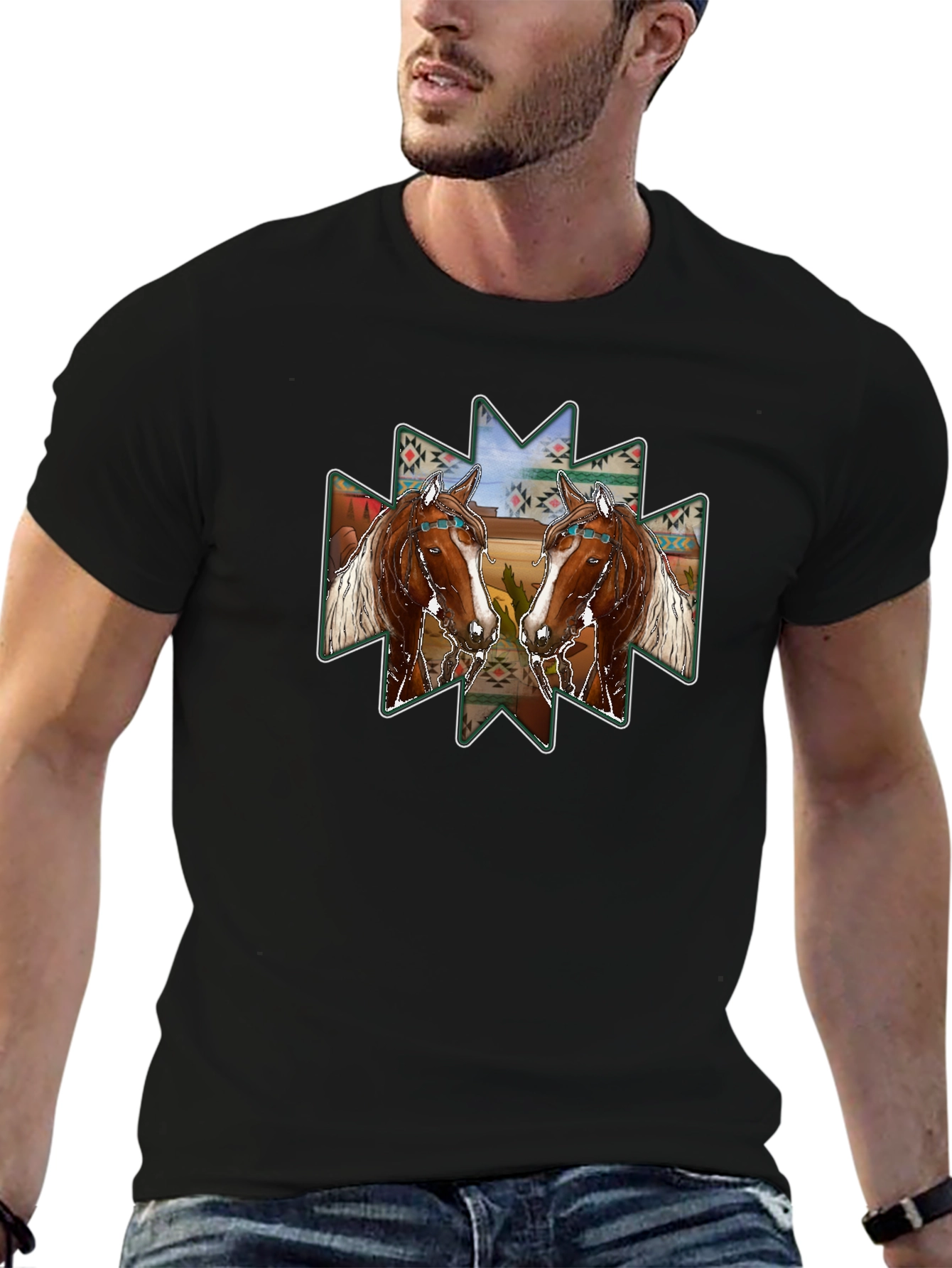 Horse Graphic Tee - Unisex Style