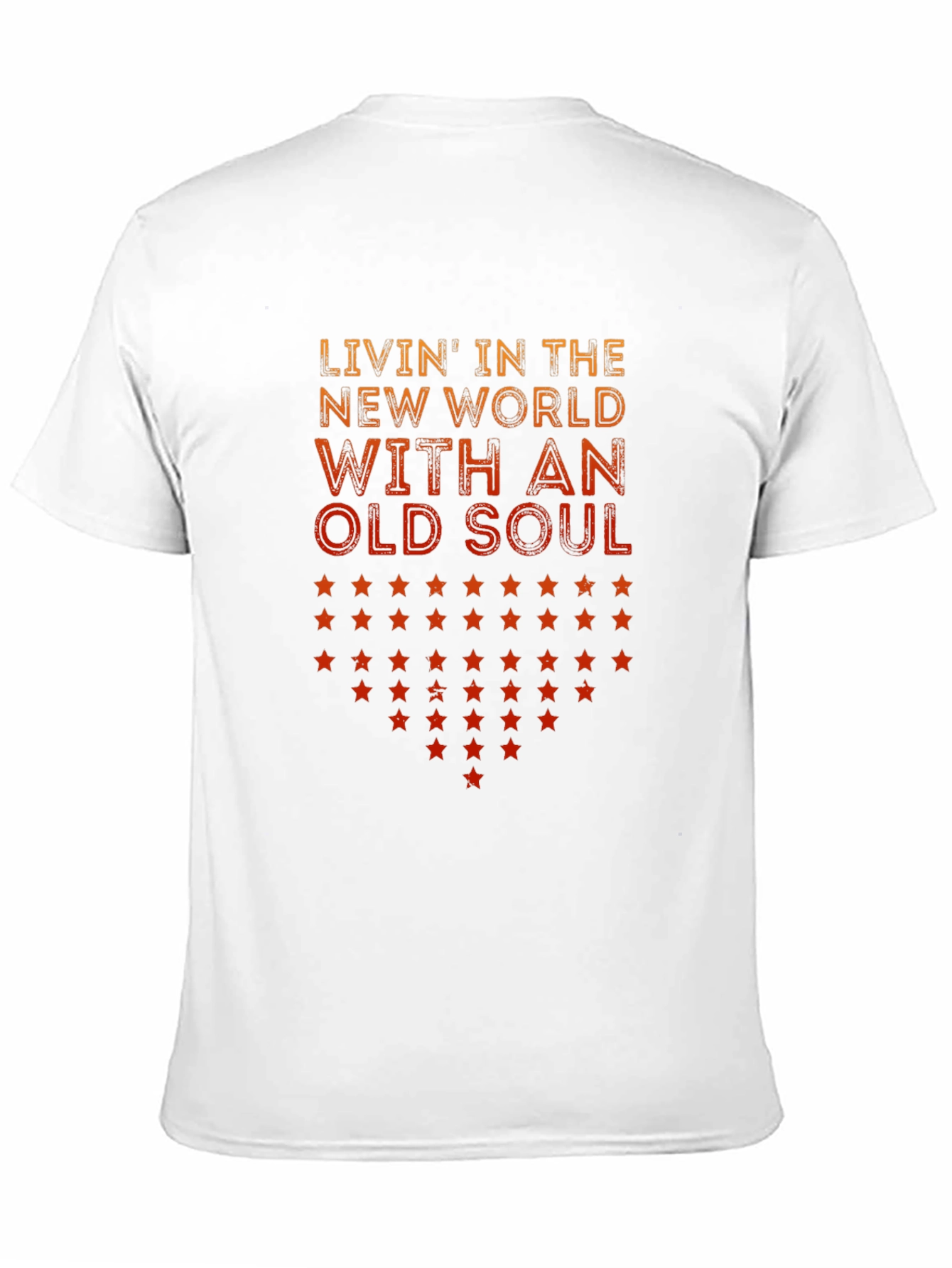 Old Soul Graphic Tee - Trendy Mens Black T-Shirt