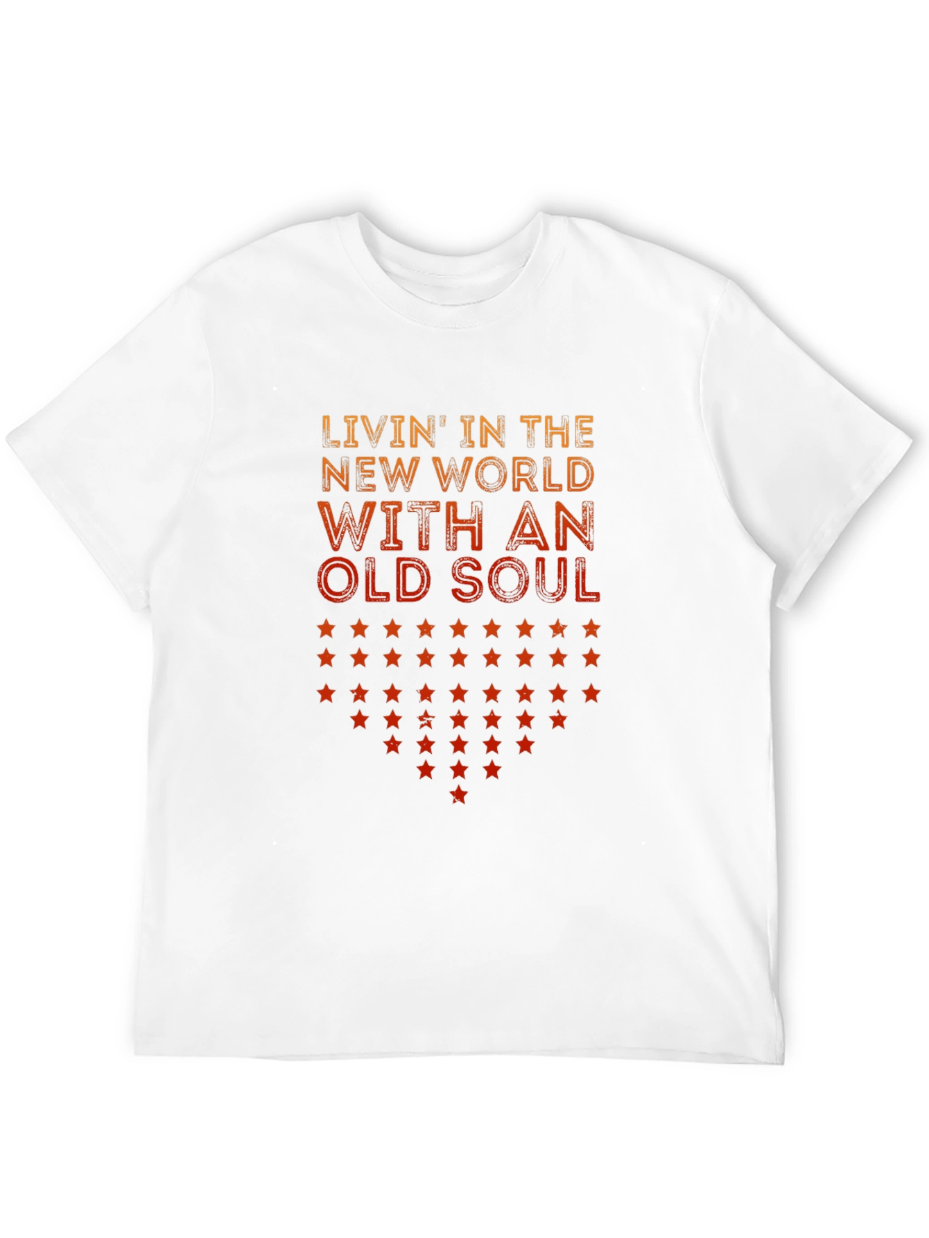 Old Soul Graphic Tee - Trendy Mens Black T-Shirt