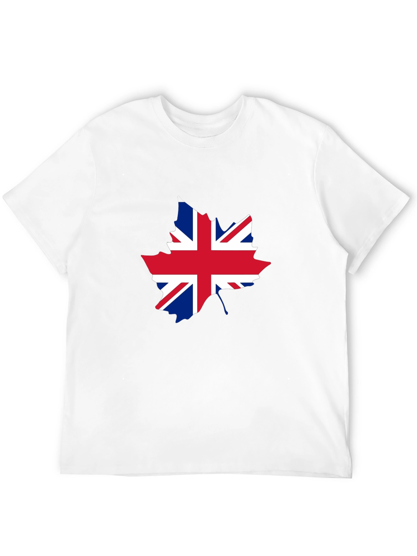 Union Jack Maple Leaf Graphic T-Shirt