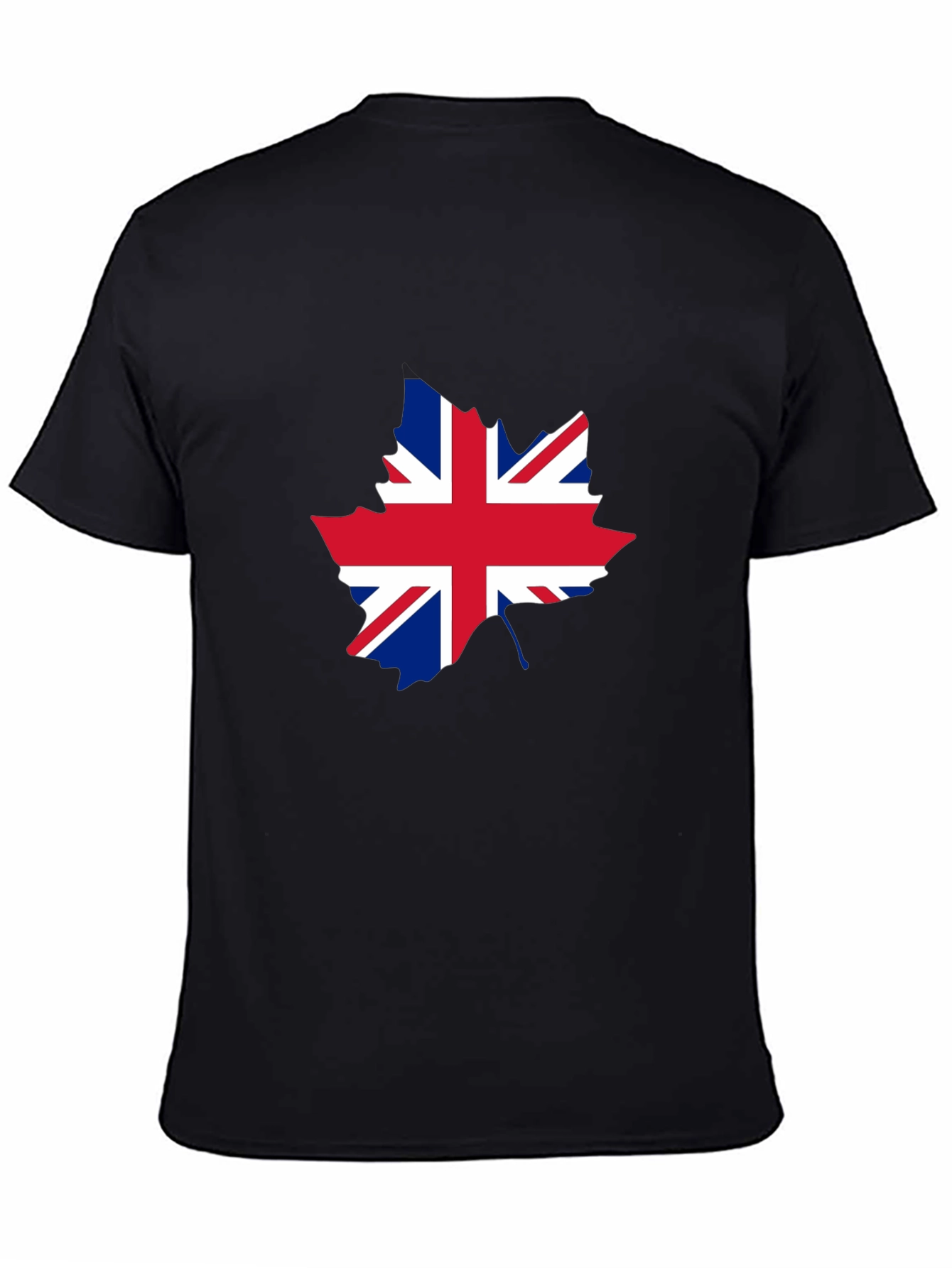 Union Jack Maple Leaf Graphic T-Shirt