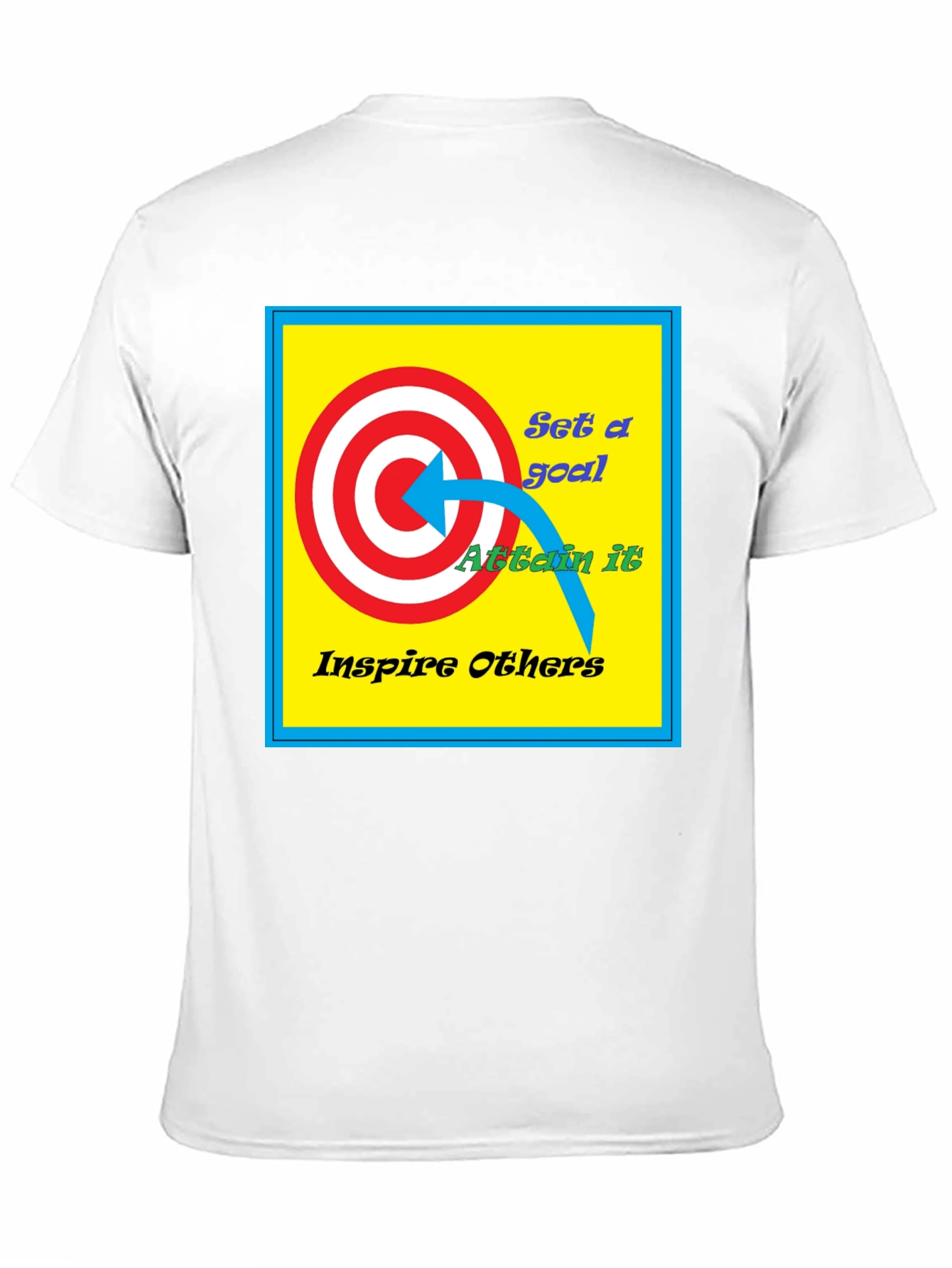Motivational Goal T-Shirt: Set Attain Inspire