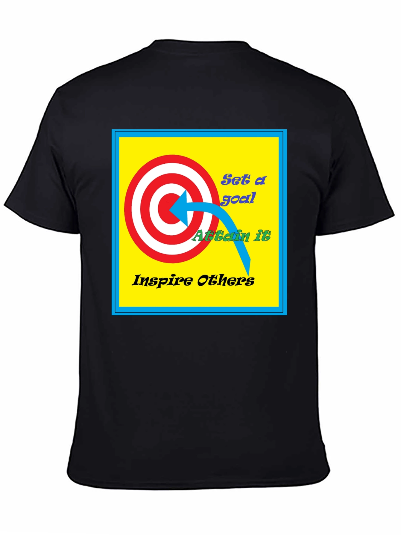 Motivational Goal T-Shirt: Set Attain Inspire