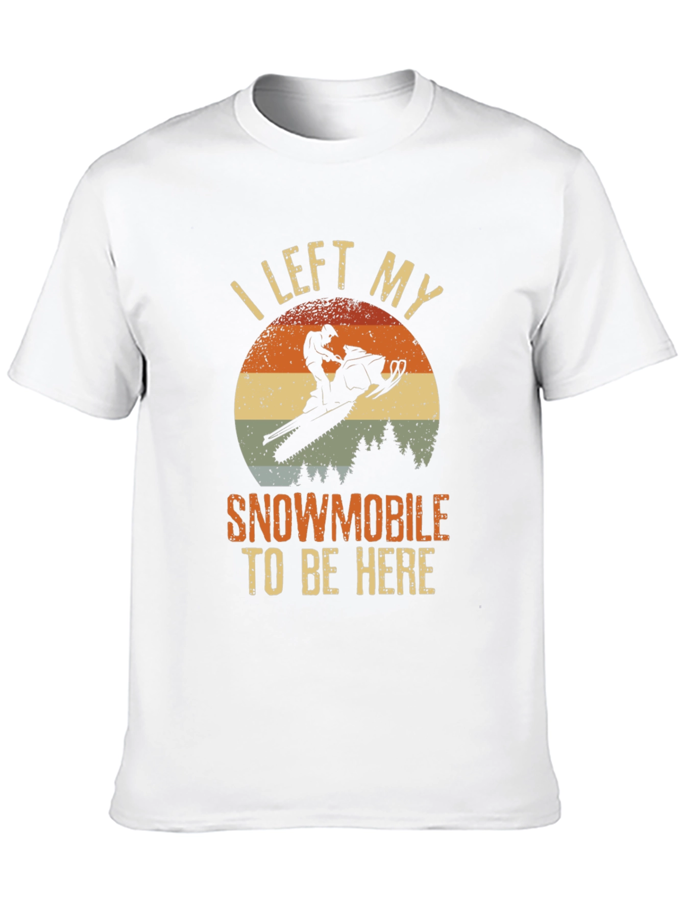 Snowmobile T-Shirt - I Left My Snowmobile