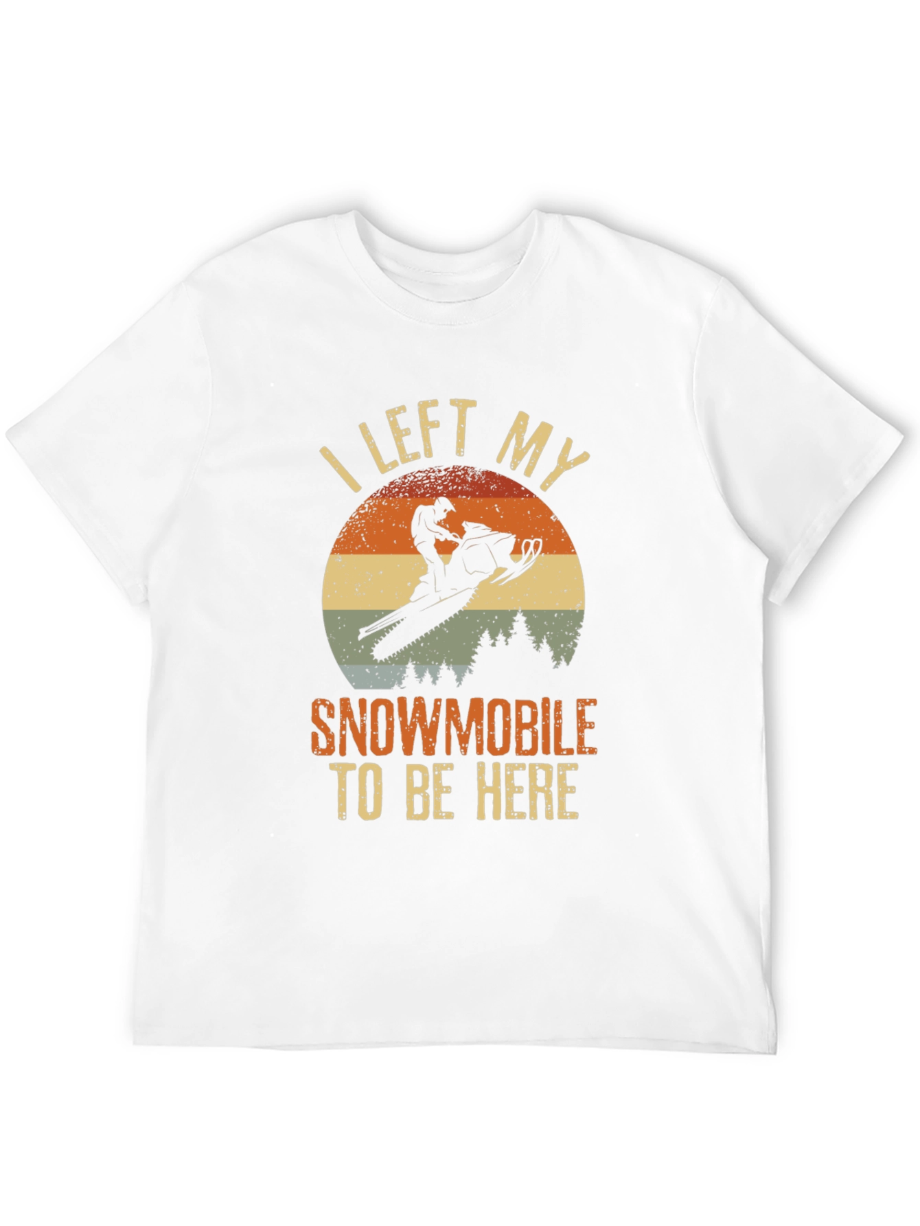 Snowmobile T-Shirt - I Left My Snowmobile