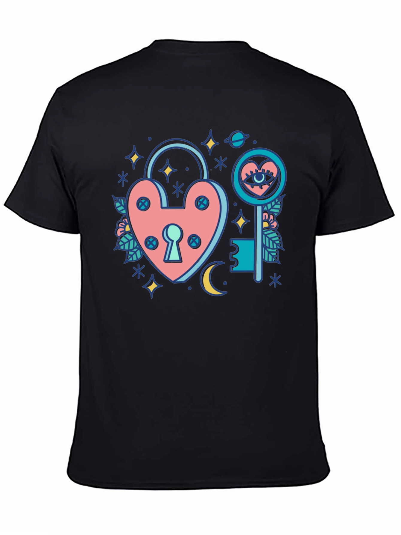 Lock and Key Graphic T-Shirt