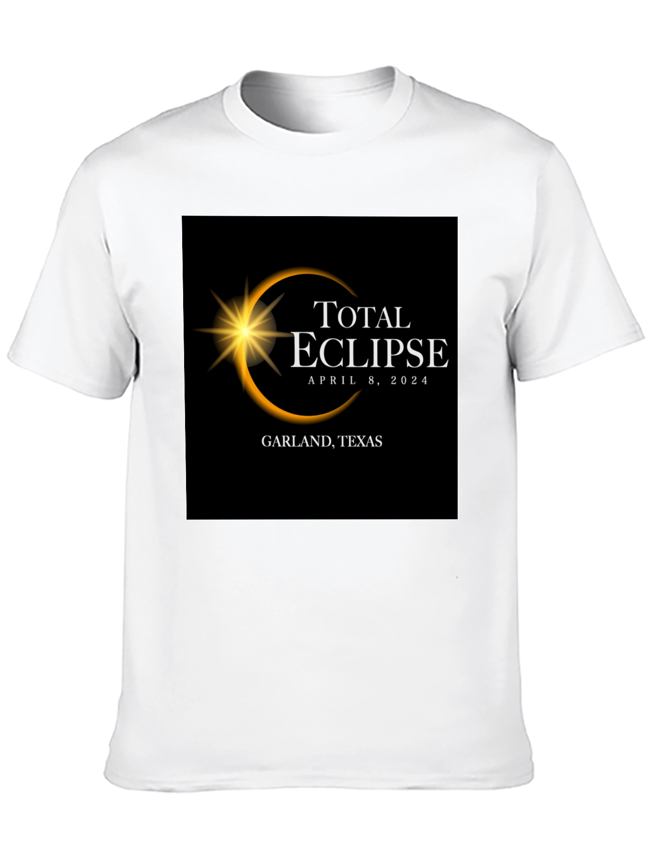 Total Eclipse April 8 2024 Garland Texas T-Shirt