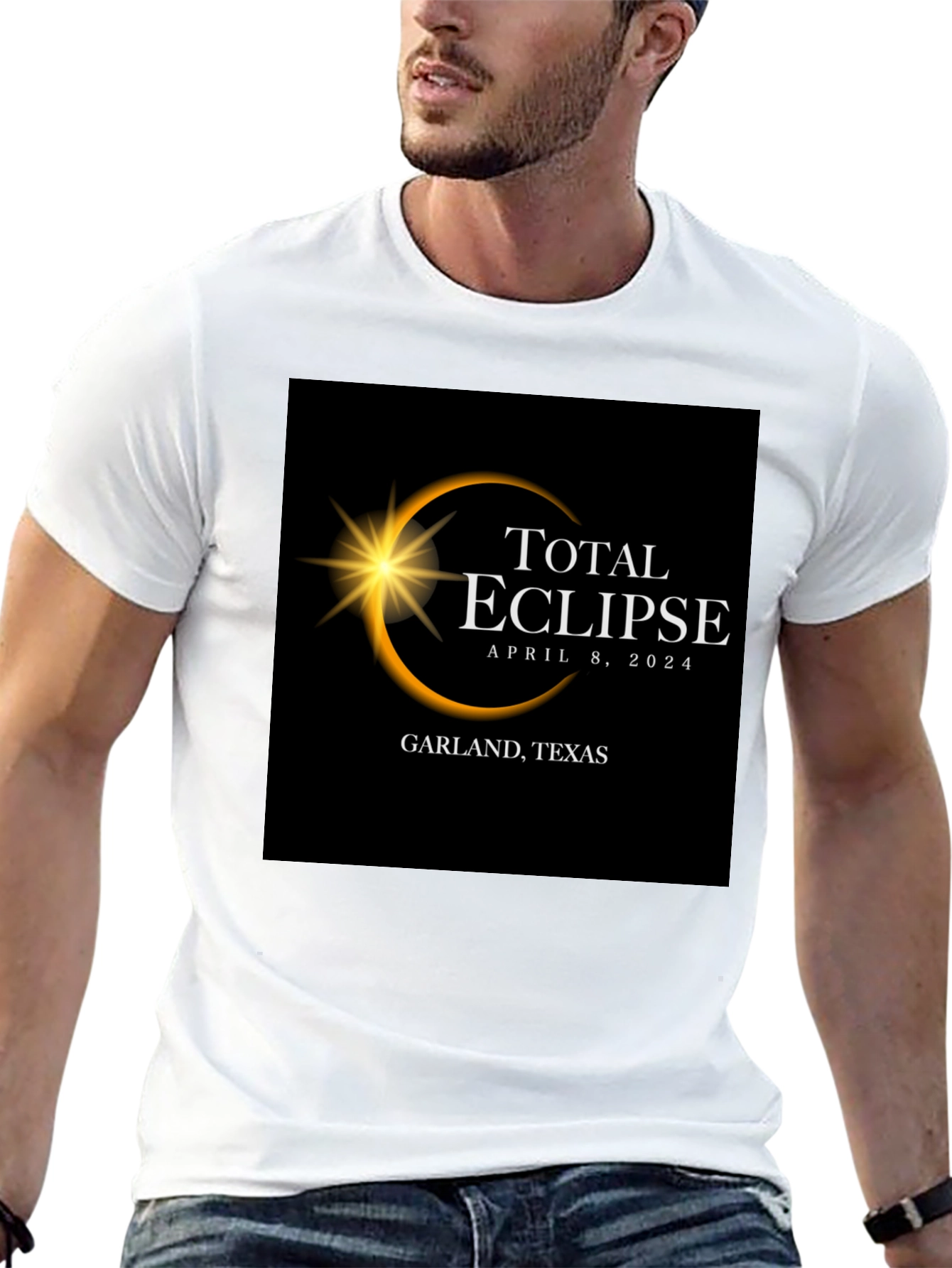 Total Eclipse April 8 2024 Garland Texas T-Shirt