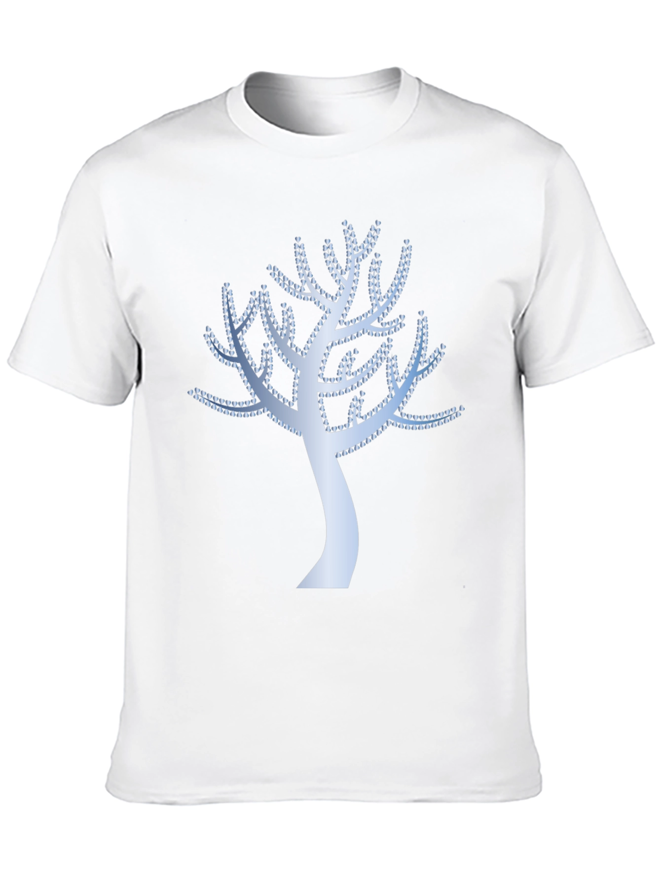 Stylish Tree Graphic Black T-Shirt