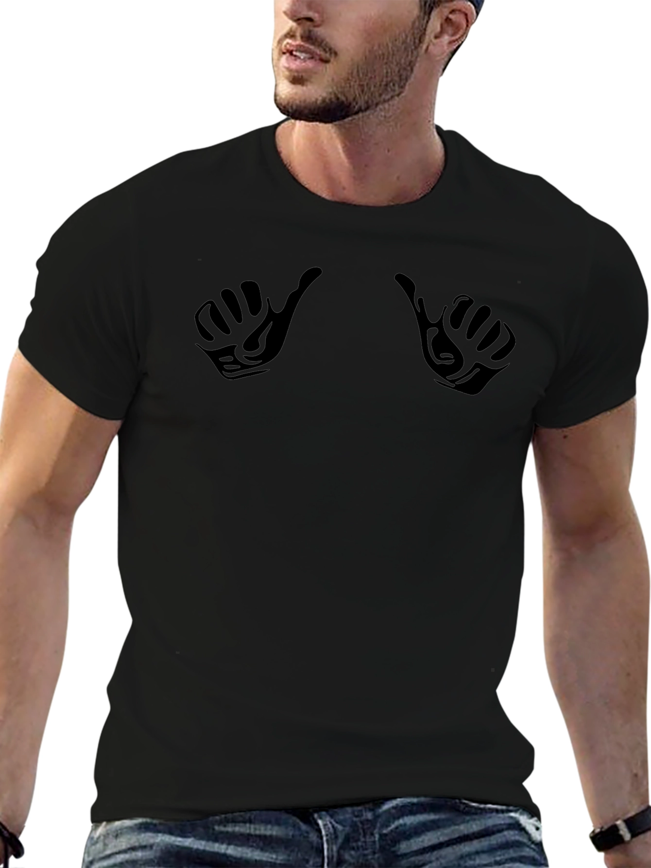 Black Hang Loose T-Shirt