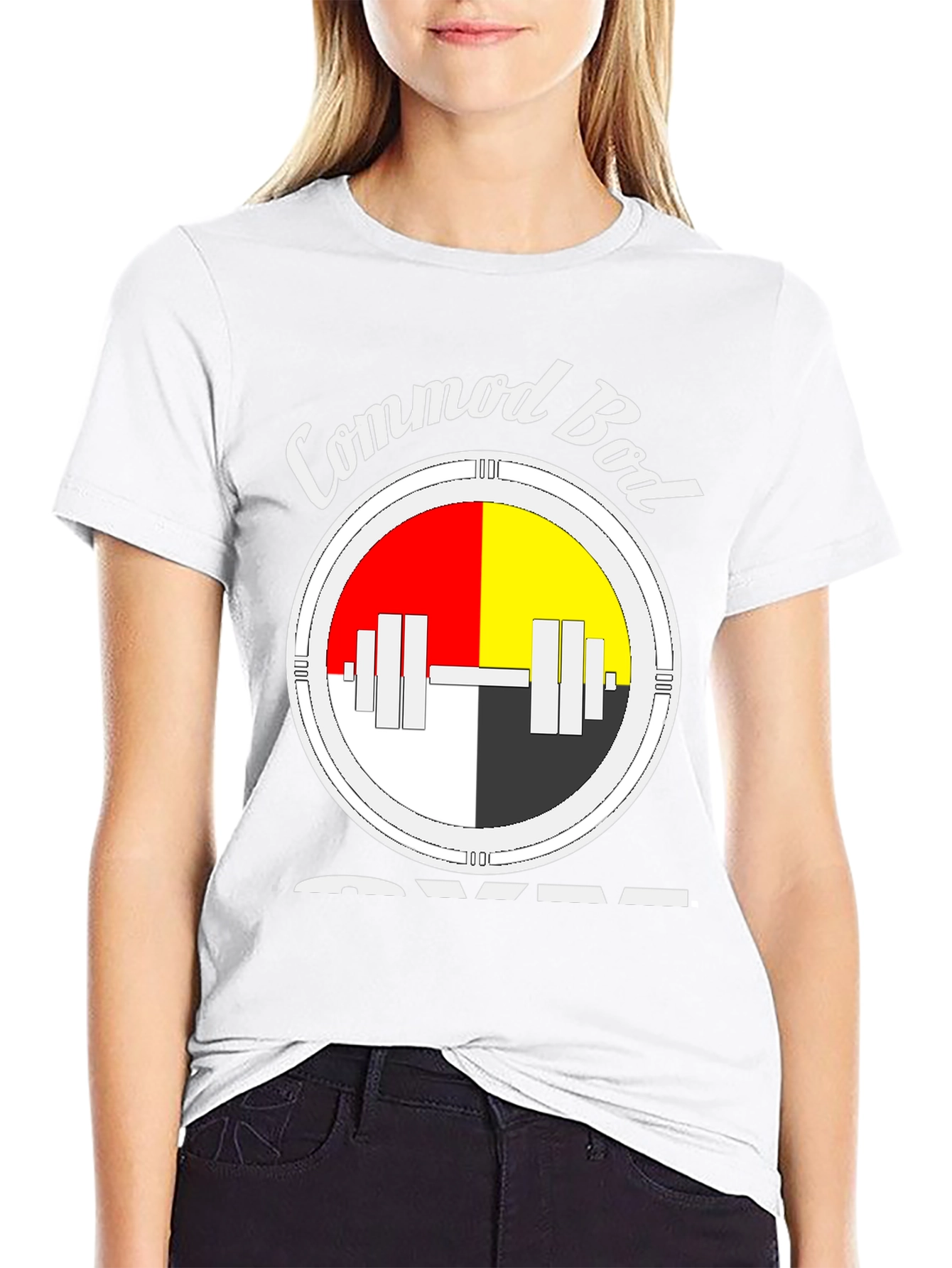 Commod Bod Gym Black Graphic T-Shirt