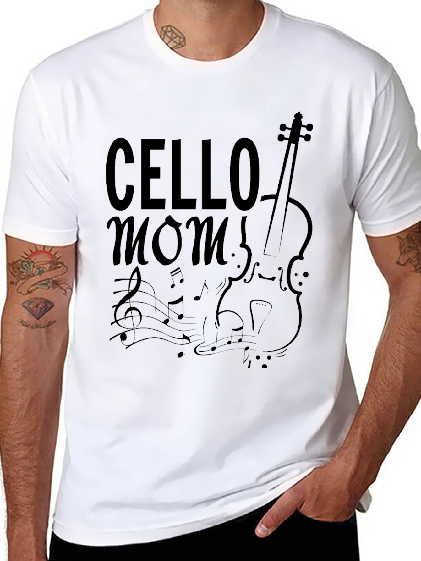 Cello Mom T-Shirt - Music Lover Gift