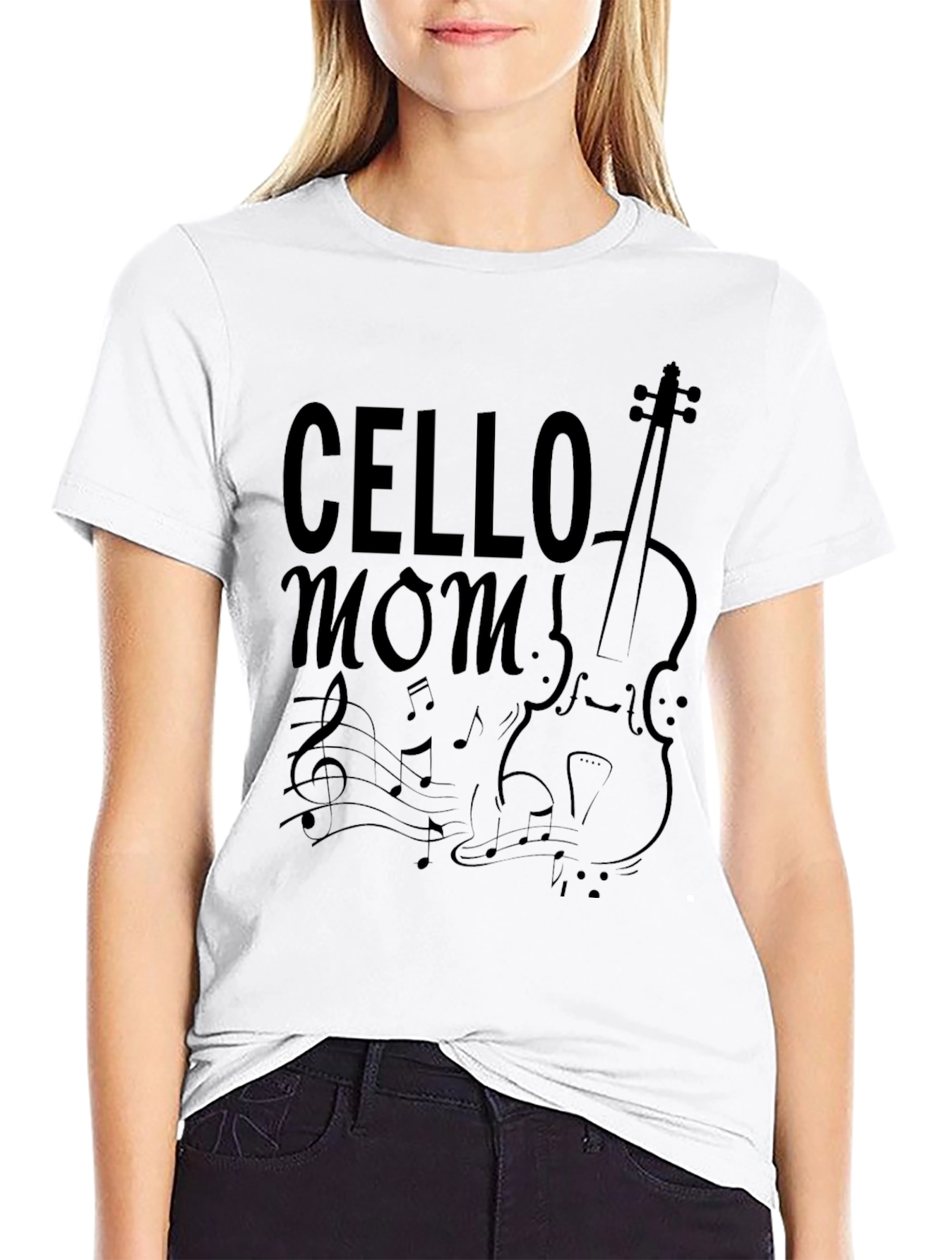 Cello Mom T-Shirt - Music Lover Gift