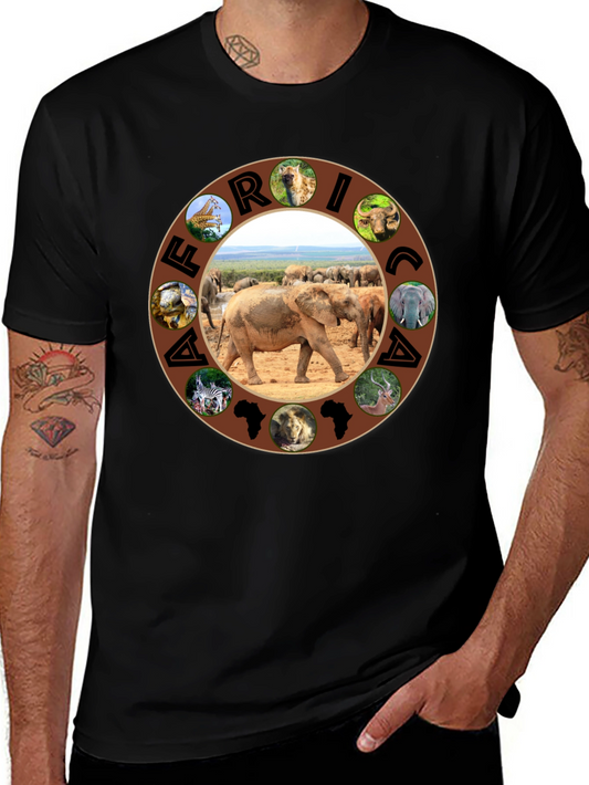 Africa Animals Graphic T-Shirt