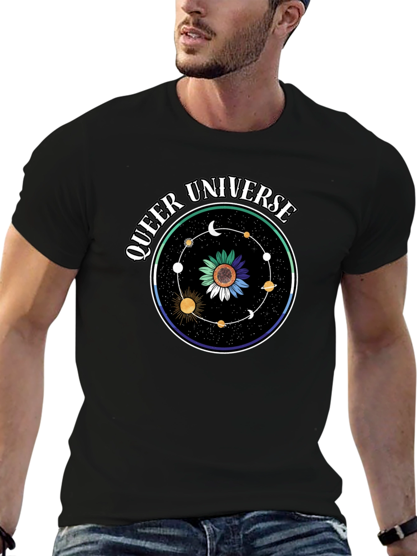 Queer Universe T-Shirt - Black Graphic Tee