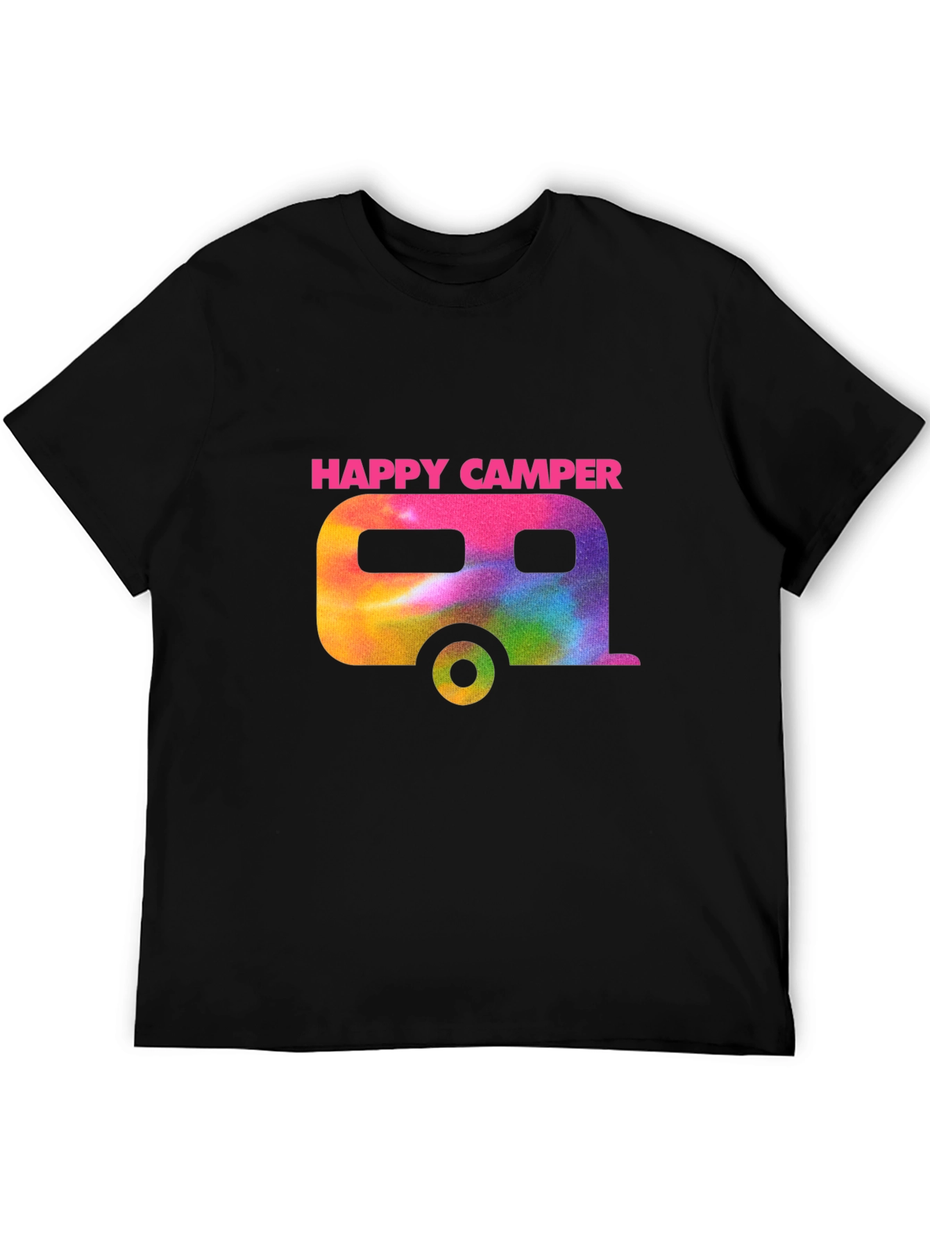 Happy Camper Tie Dye Graphic Tee