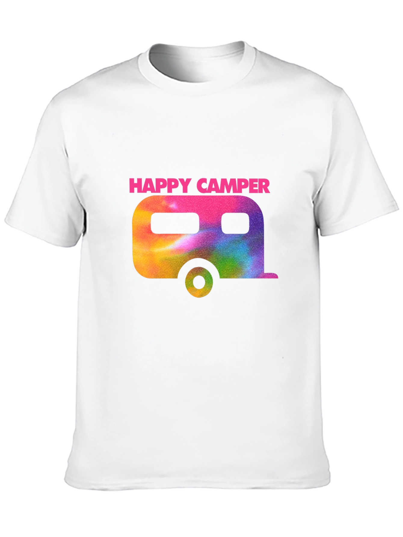 Happy Camper Tie Dye Graphic Tee