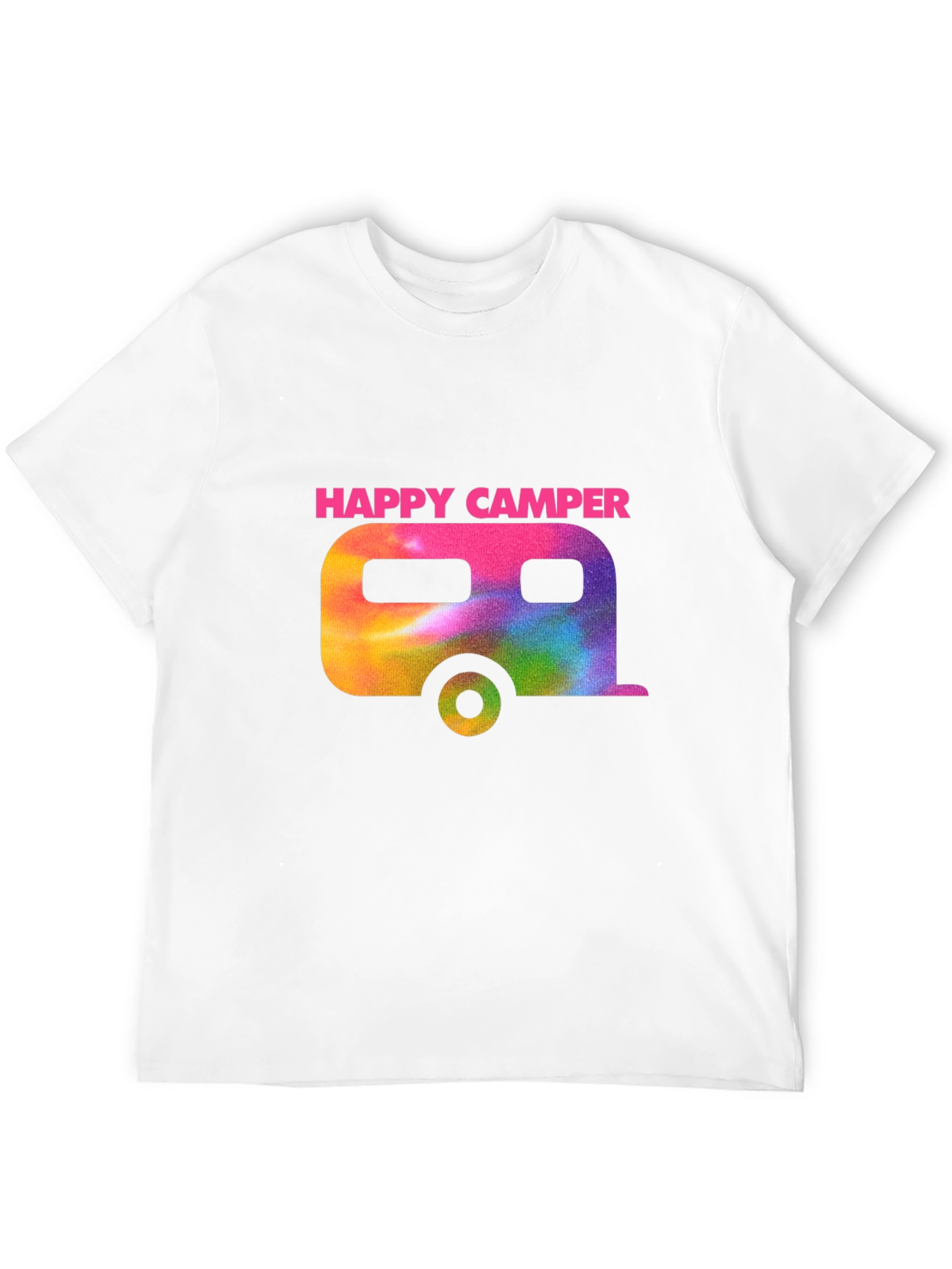 Happy Camper Tie Dye Graphic Tee