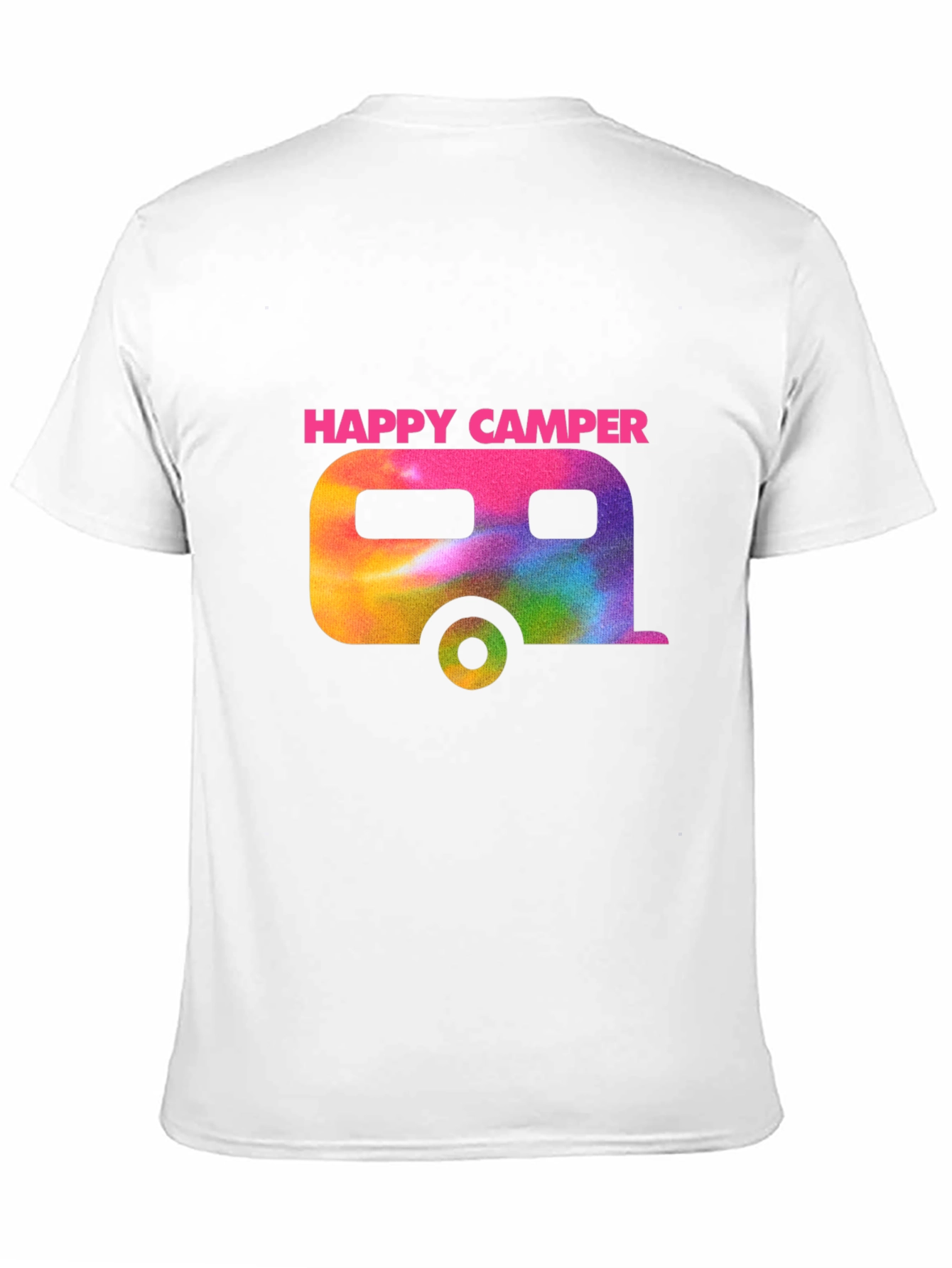 Happy Camper Tie Dye Graphic Tee