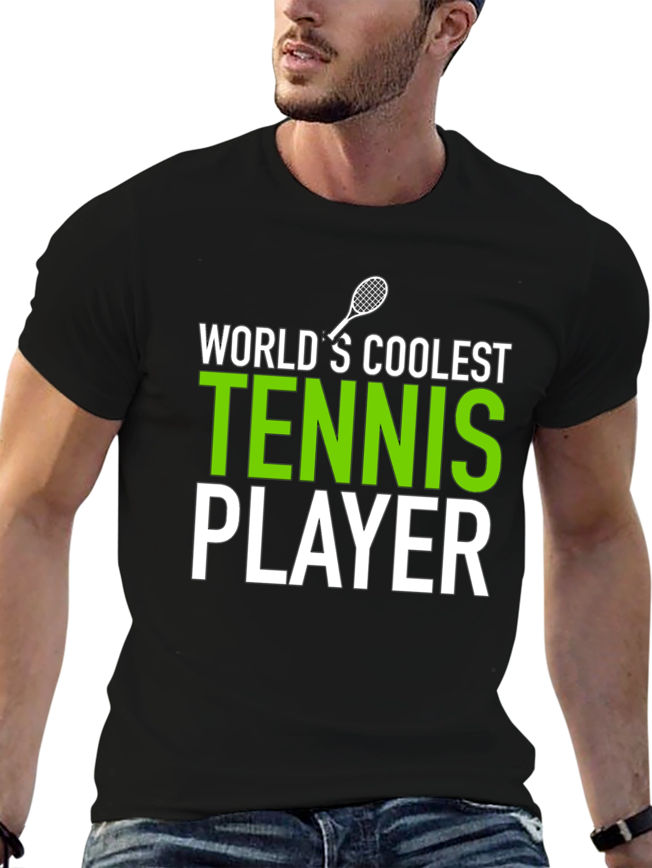 Coolest Tennis Player Graphic Tee