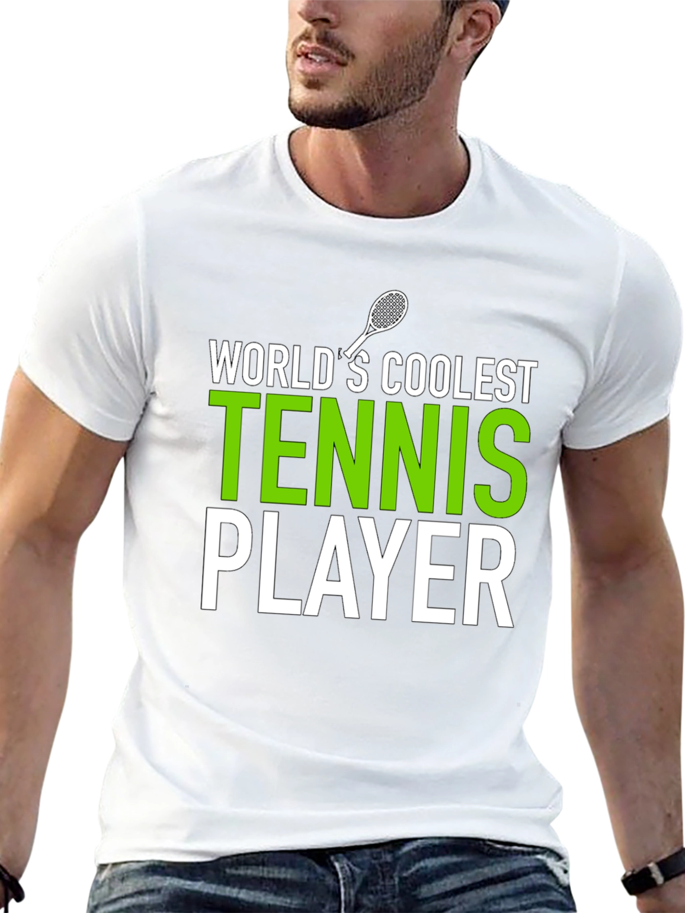 Coolest Tennis Player Graphic Tee