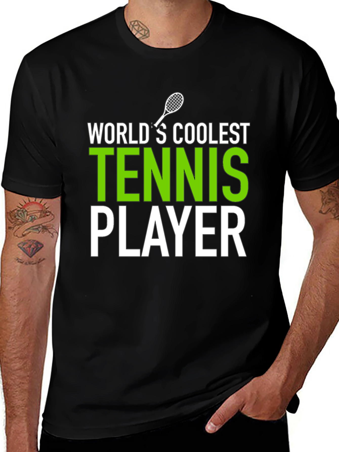 Coolest Tennis Player Graphic Tee