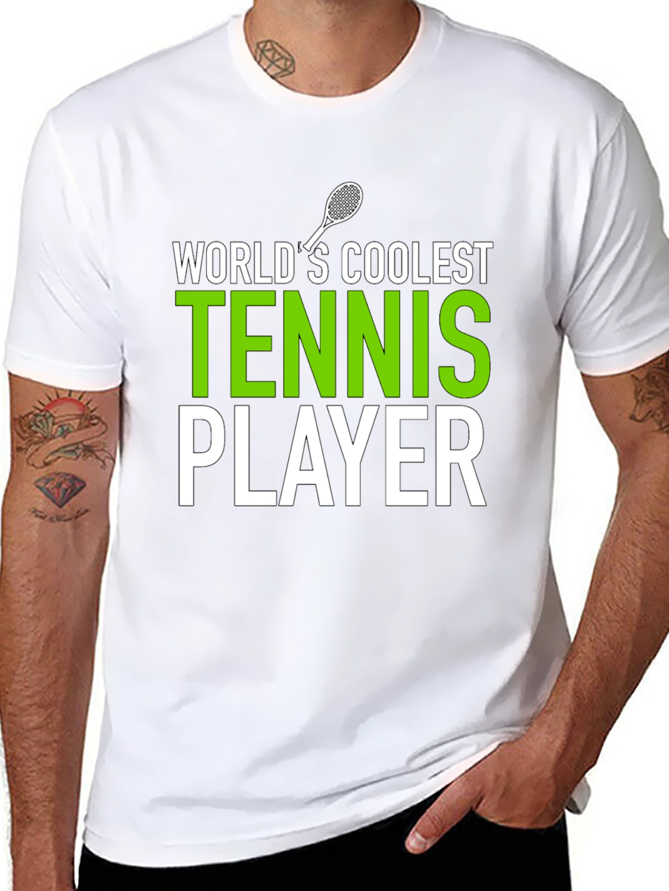 Coolest Tennis Player Graphic Tee
