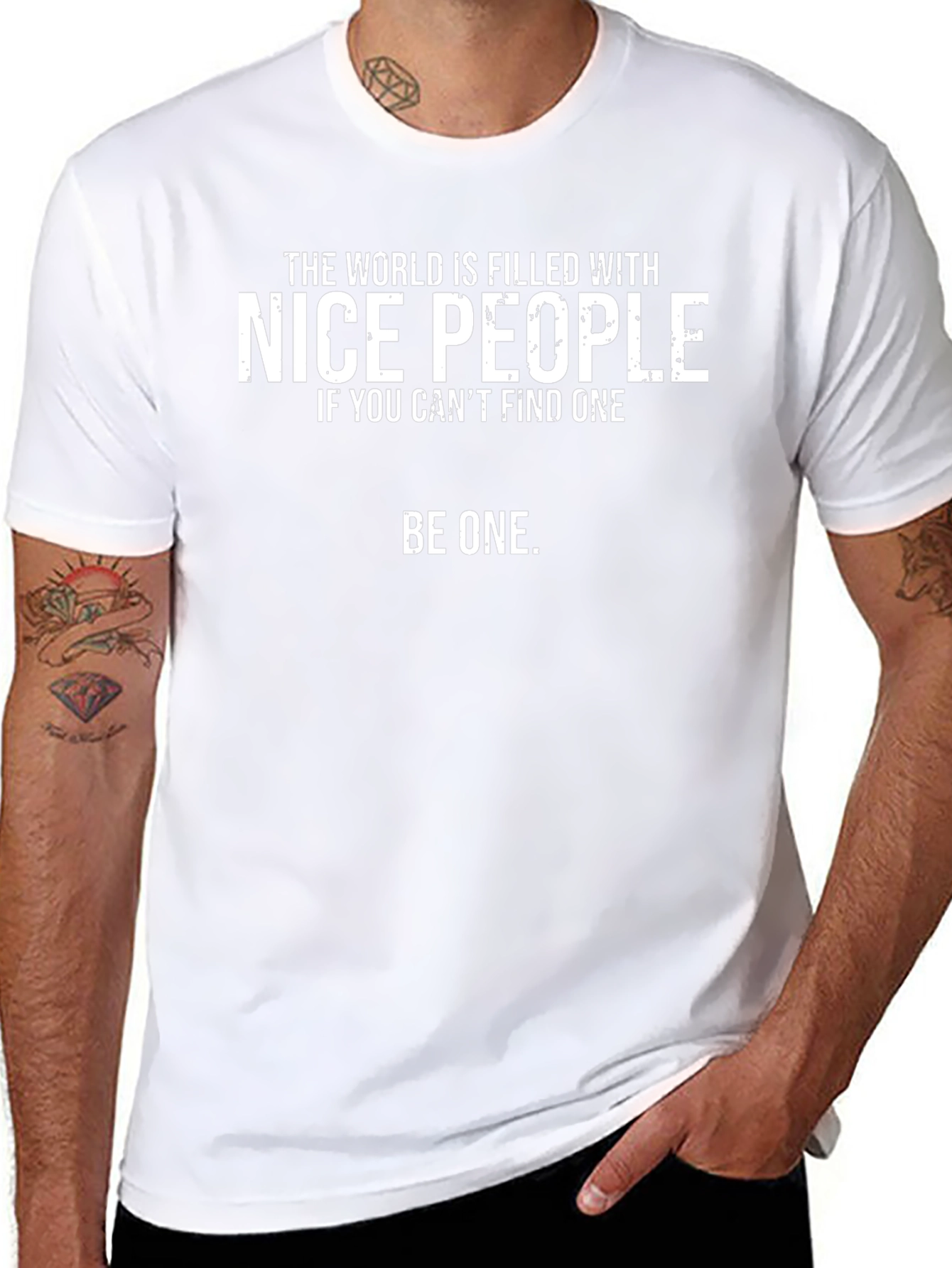 Nice People Graphic T-Shirt - Be One