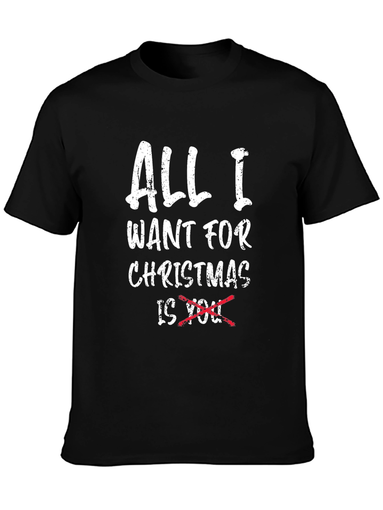 Funny Christmas T-Shirt - All I Want is Beer