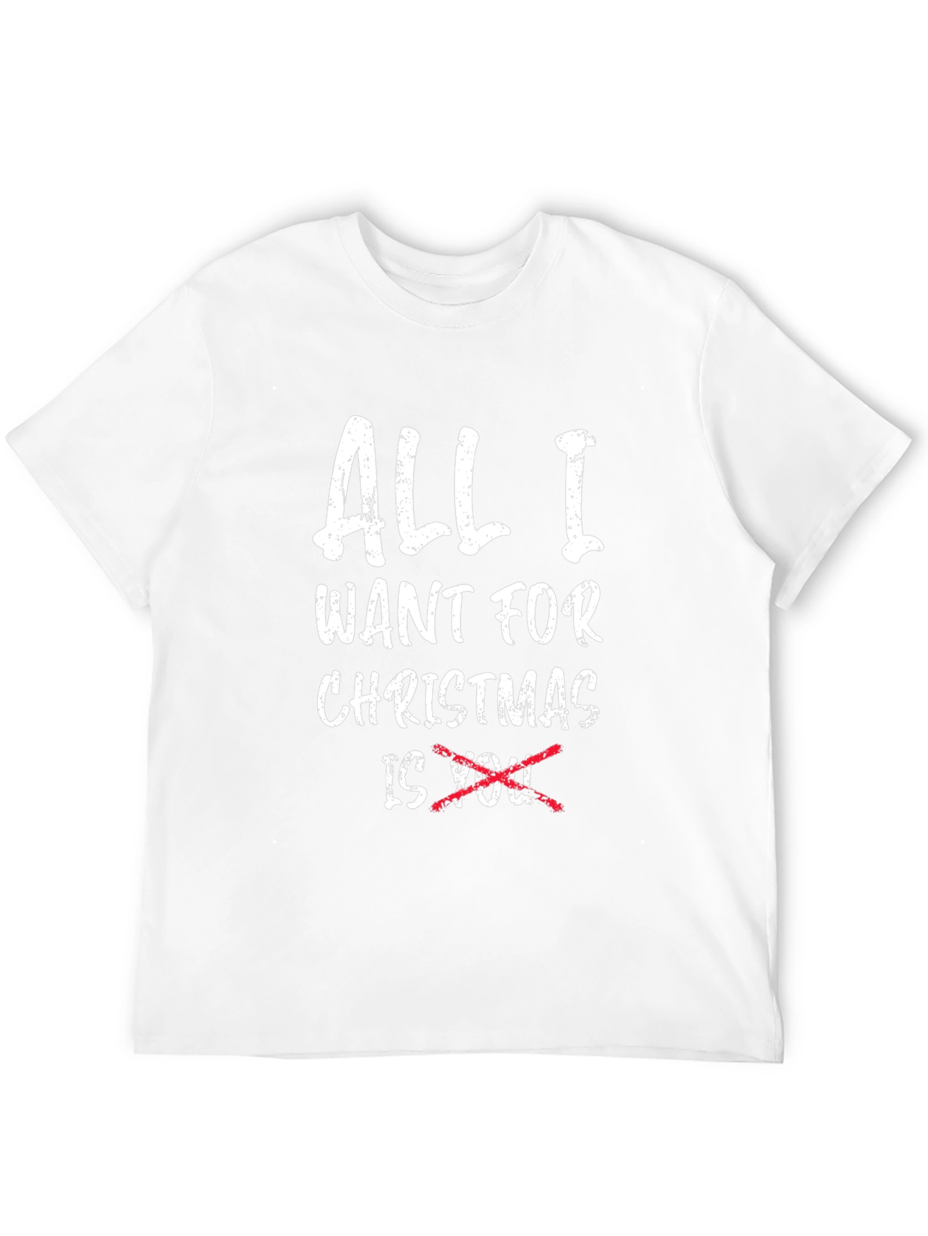Funny Christmas T-Shirt - All I Want is Beer