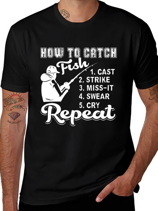 How to Catch Fish Graphic Tee