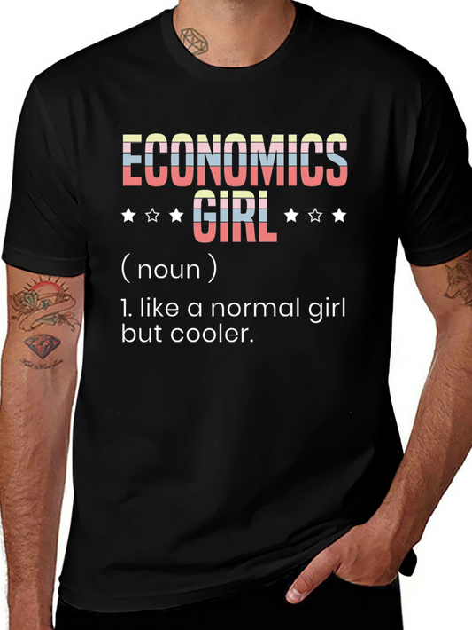 Economics Girl Definition Novelty T-Shirt