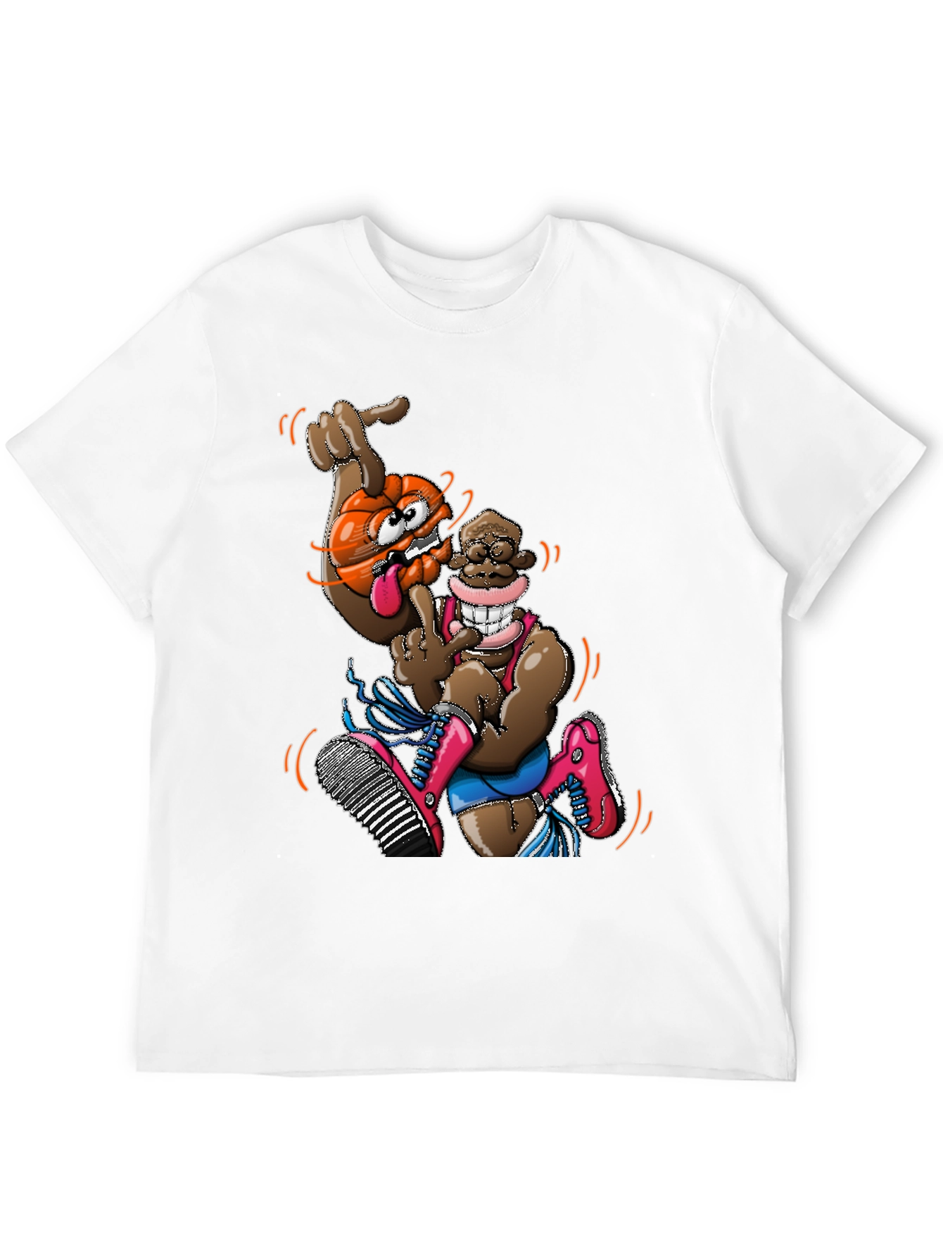 Novelty Cartoon Character Graphic Tee
