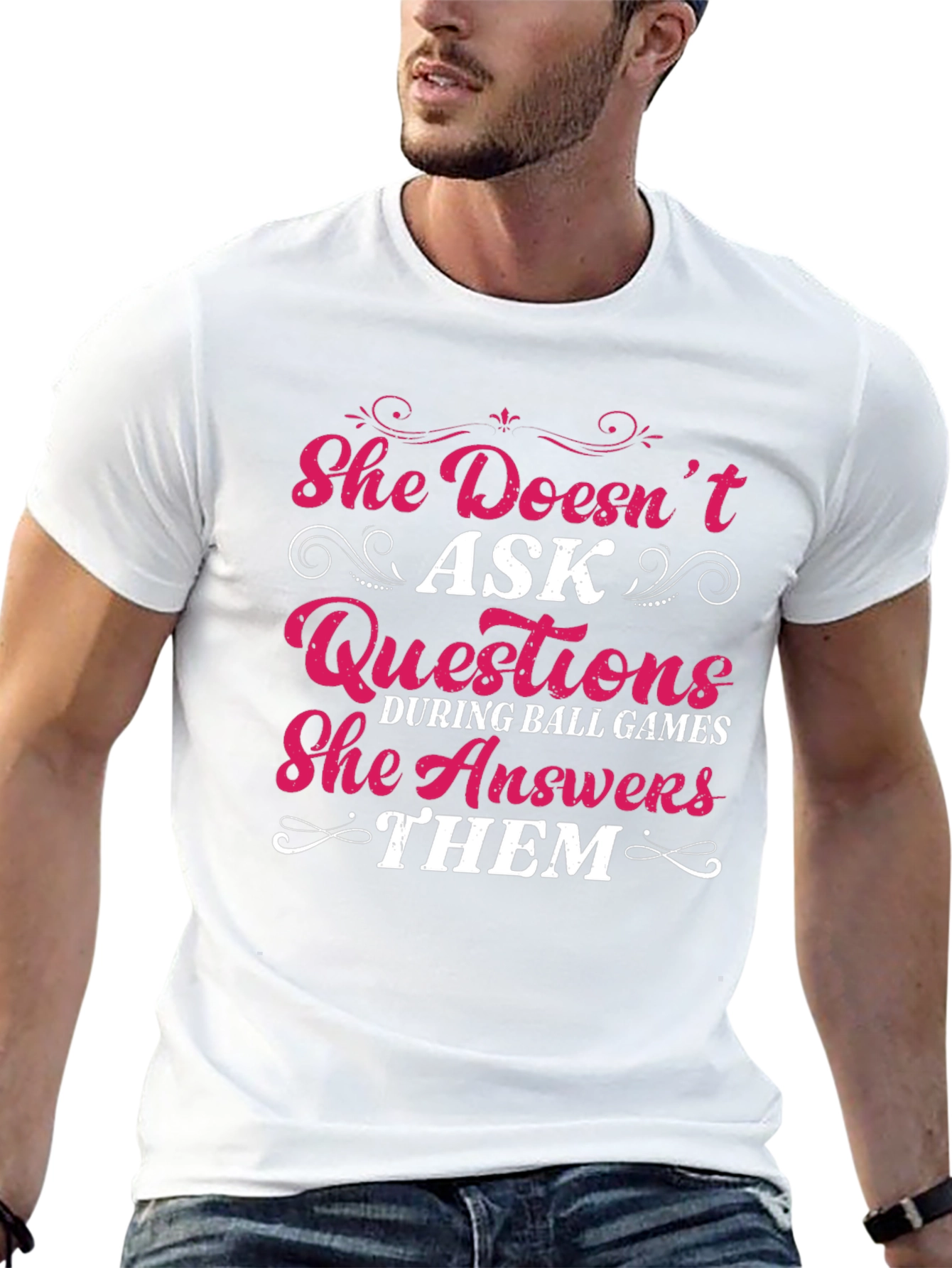 She Answers Them T-Shirt