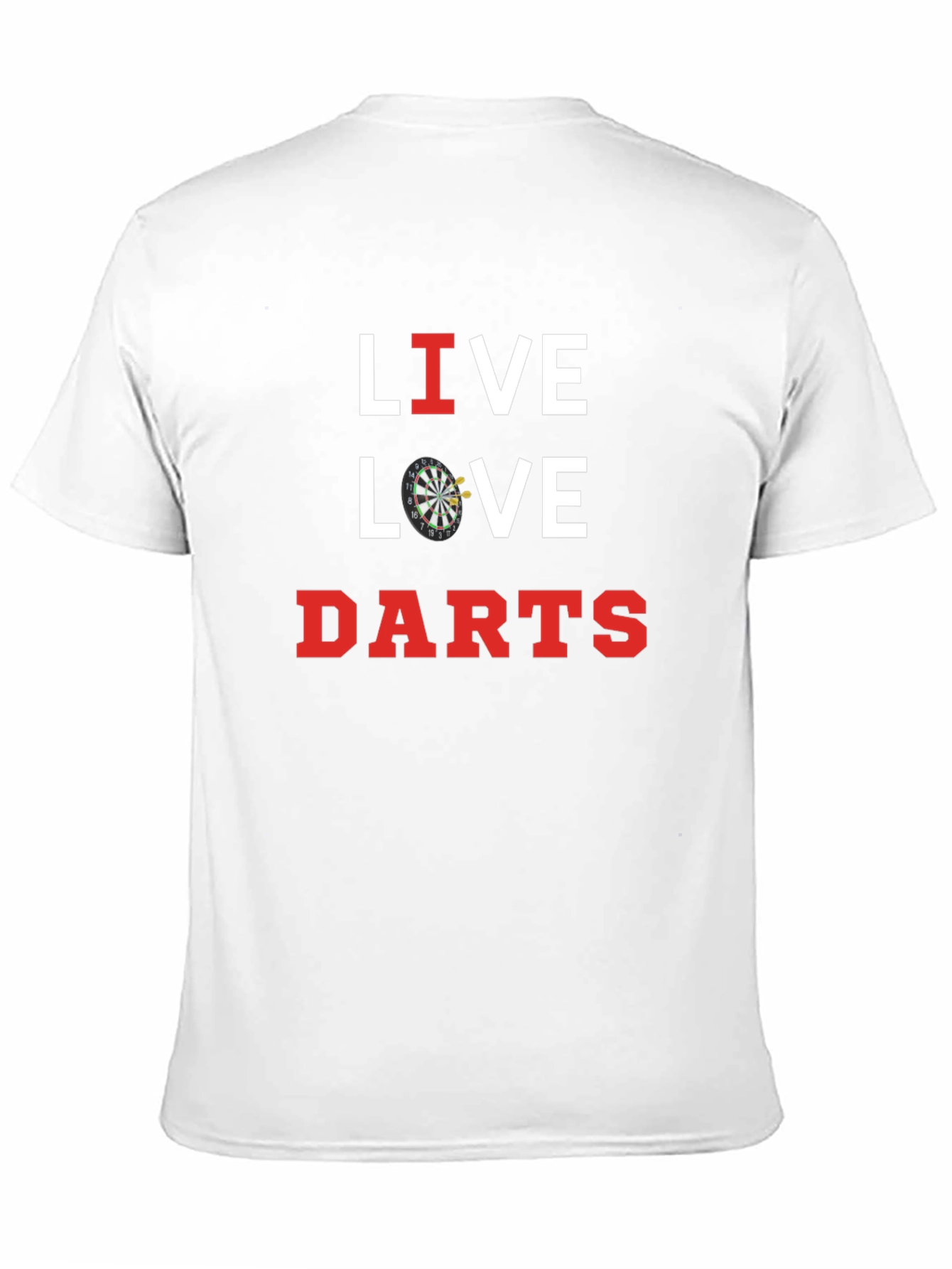 Live Love Darts Black T-Shirt