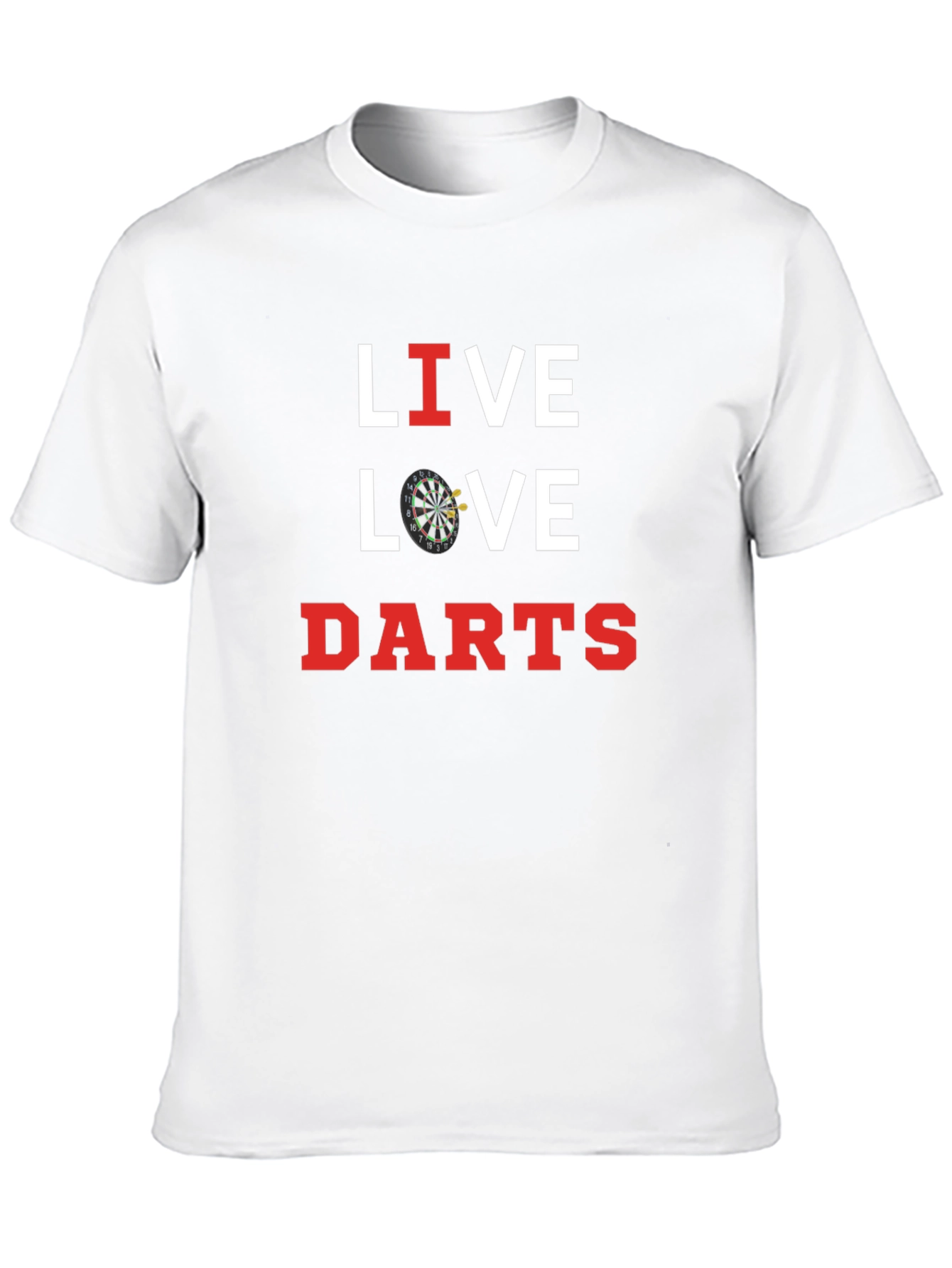 Live Love Darts Black T-Shirt